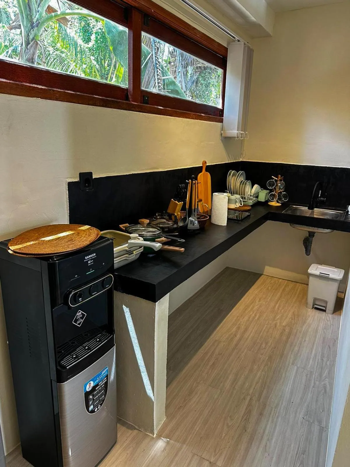 Kitchen or kitchenette in Susurro Villas - New Cozy Bungalow - Private Kitchen - Free Gym Access - 80Mbps WiFi