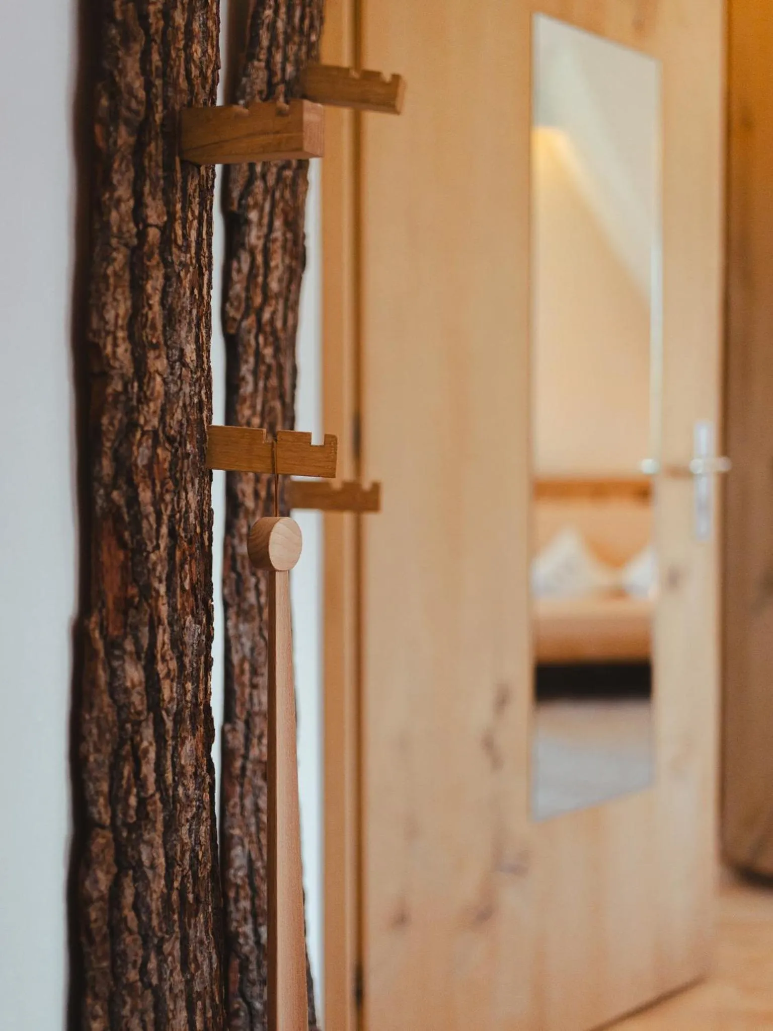 Decorative detail, Bed in Hotel Villa Freiheim