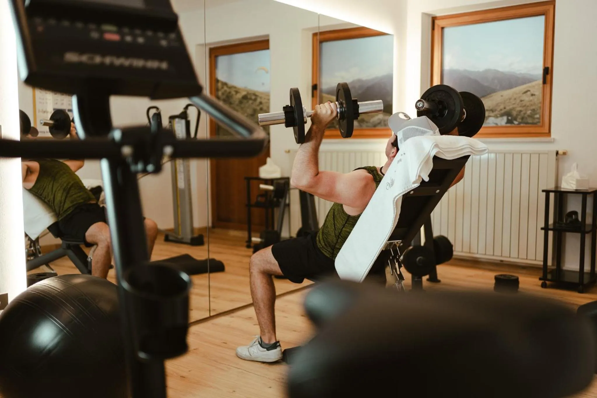 Fitness centre/facilities in Hotel Villa Freiheim
