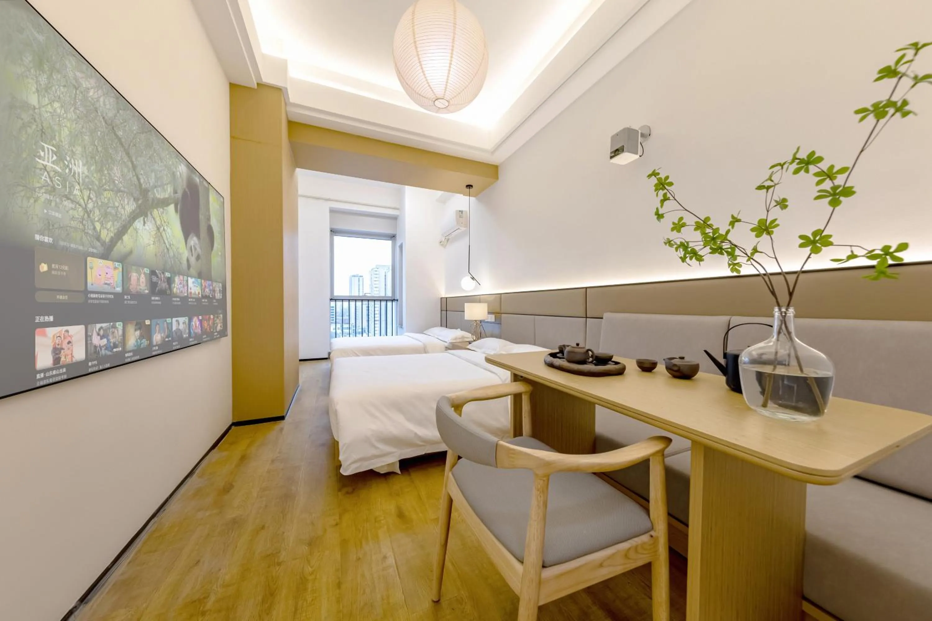 Bed in Dream Inn Hotel Beijing