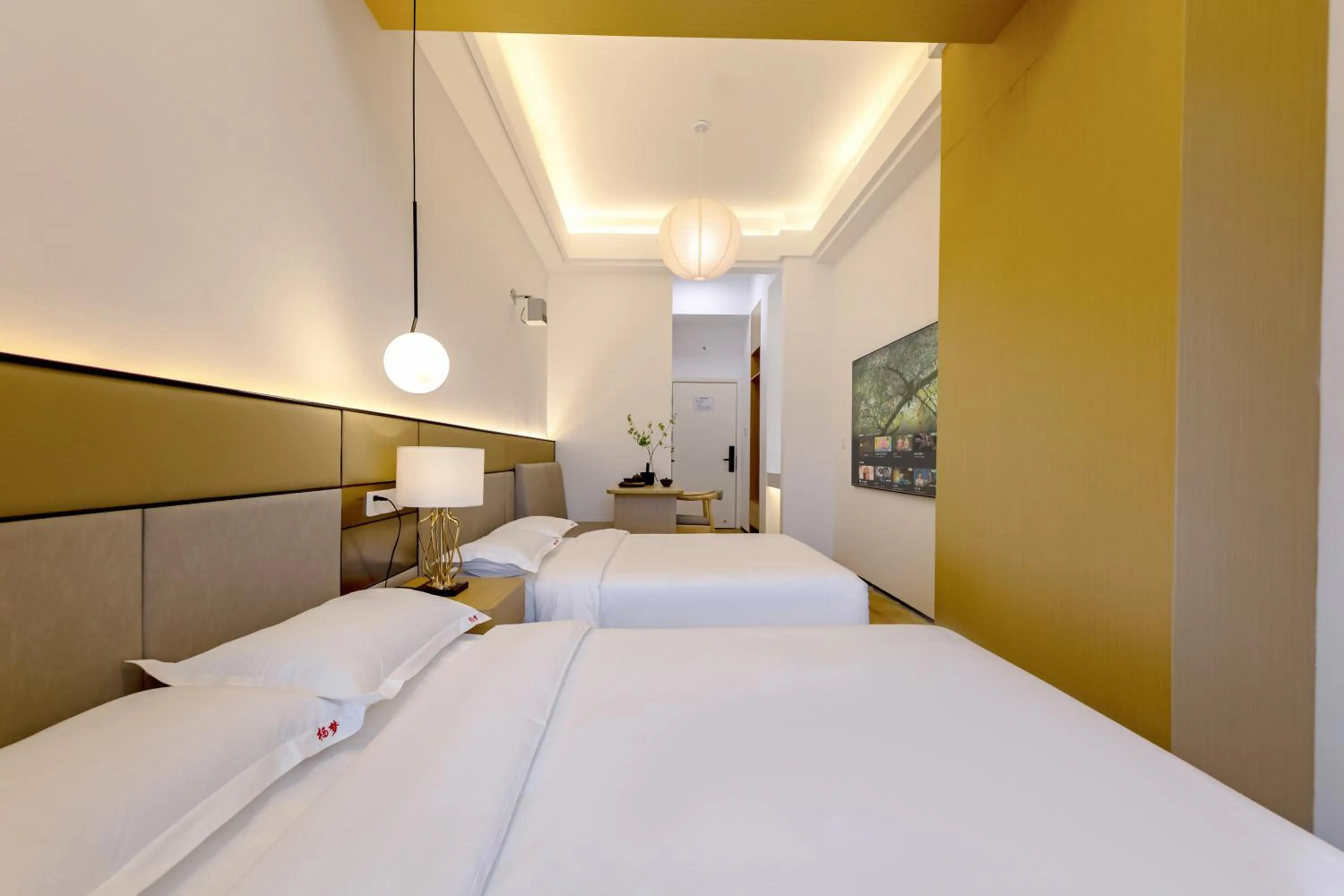 Bed in Dream Inn Hotel Beijing