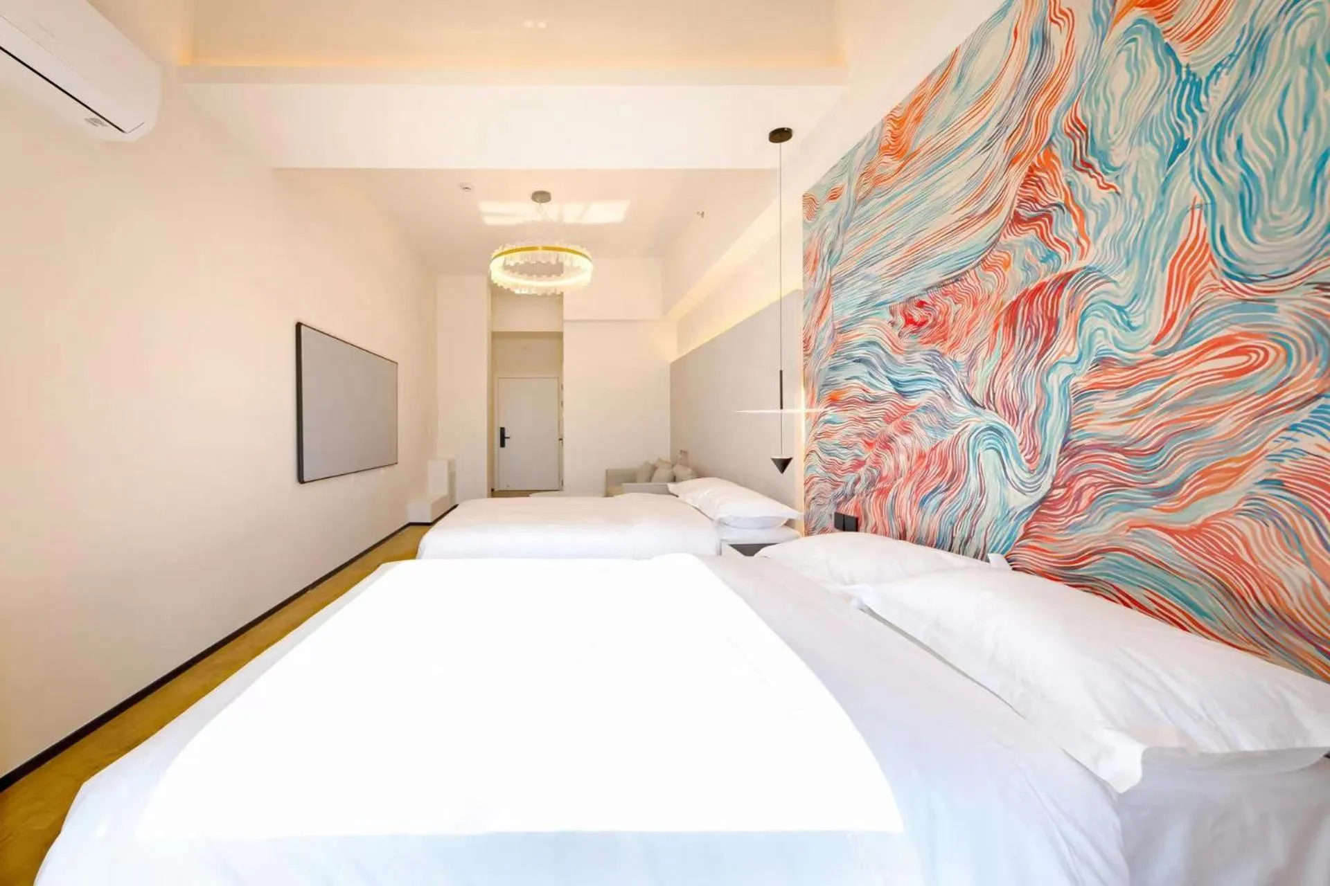 Bed in Dream Inn Hotel Beijing