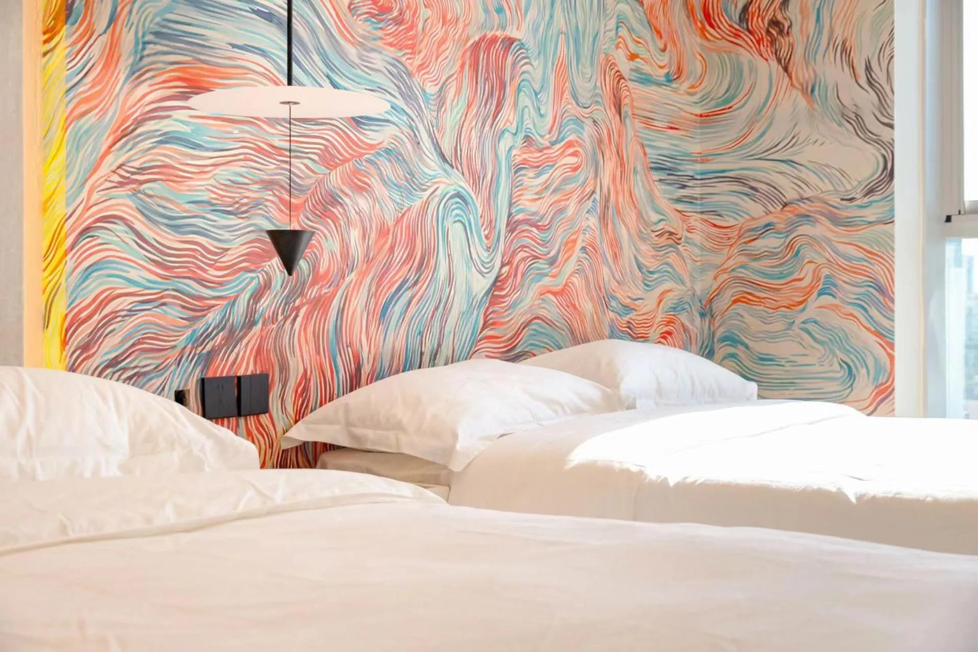 Bed in Dream Inn Hotel Beijing