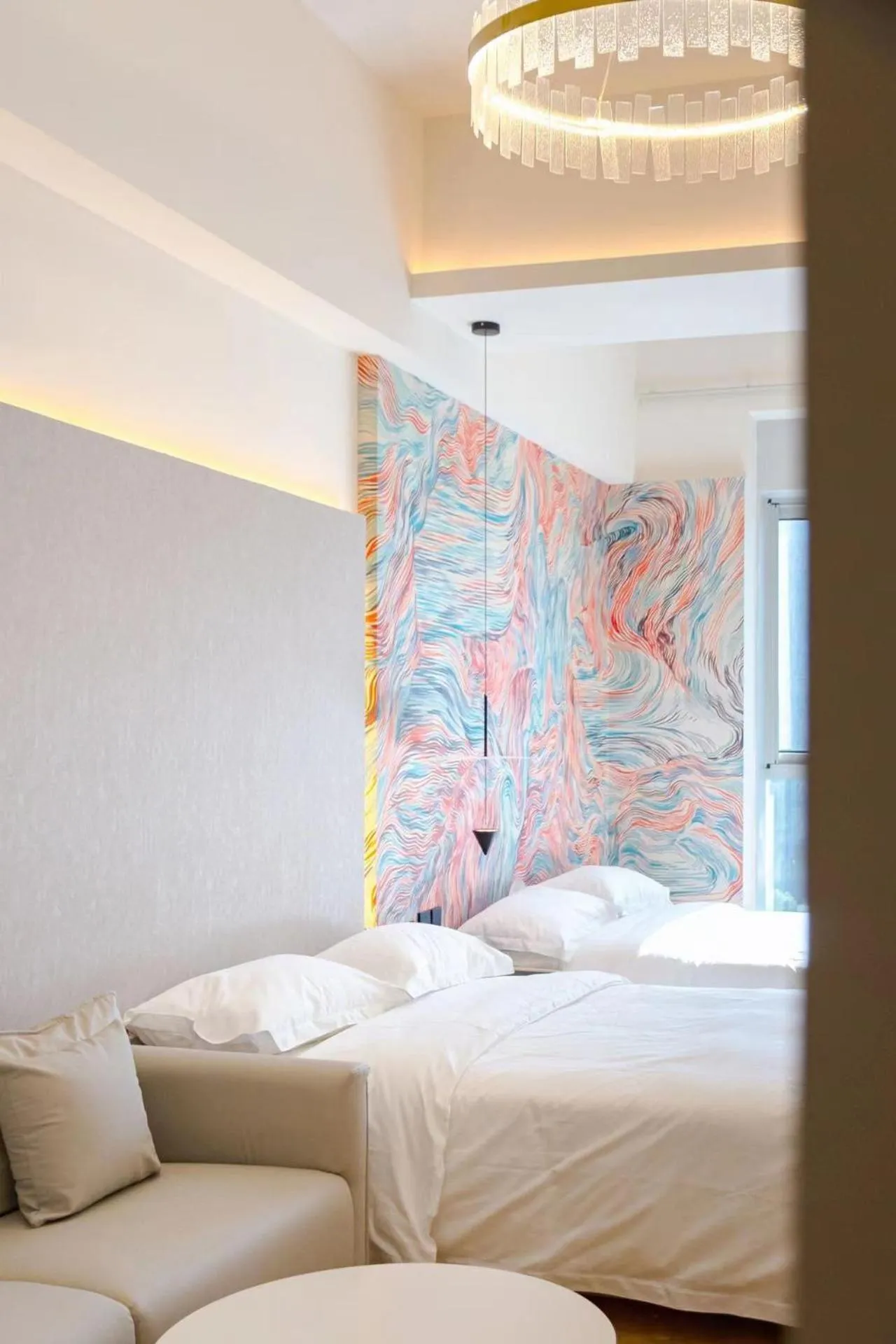 Bed in Dream Inn Hotel Beijing