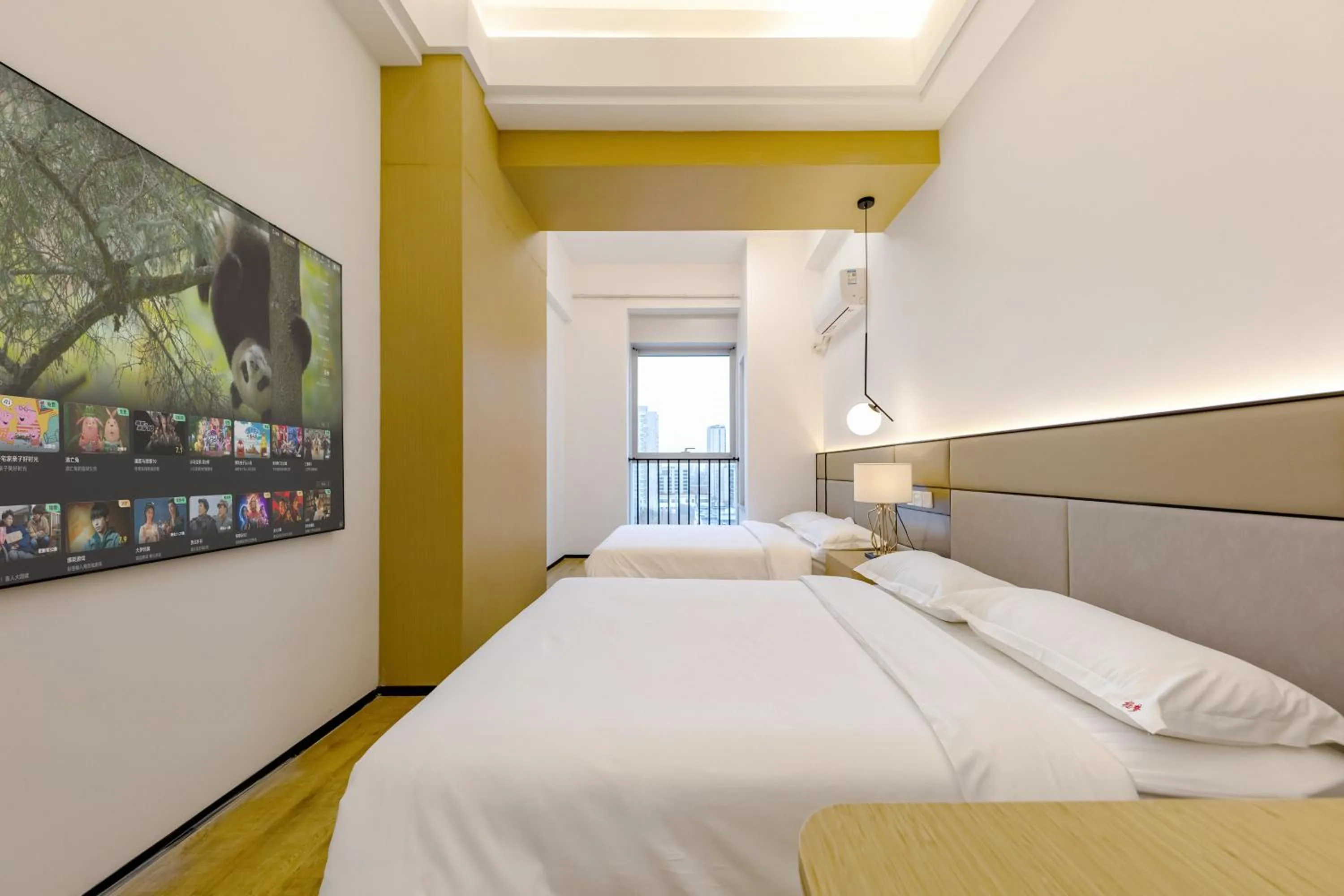 Bed in Dream Inn Hotel Beijing