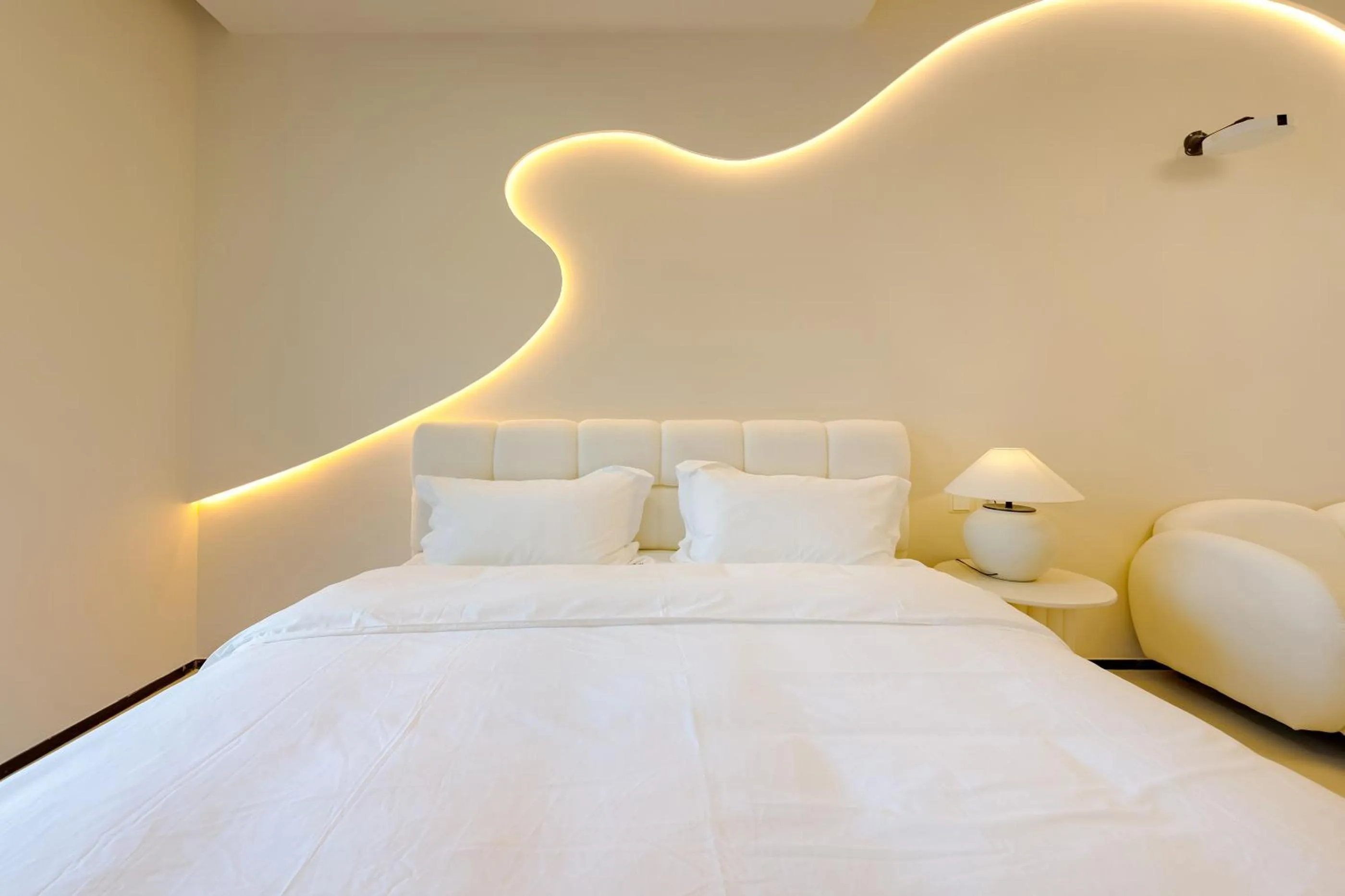 Bed in Dream Inn Hotel Beijing