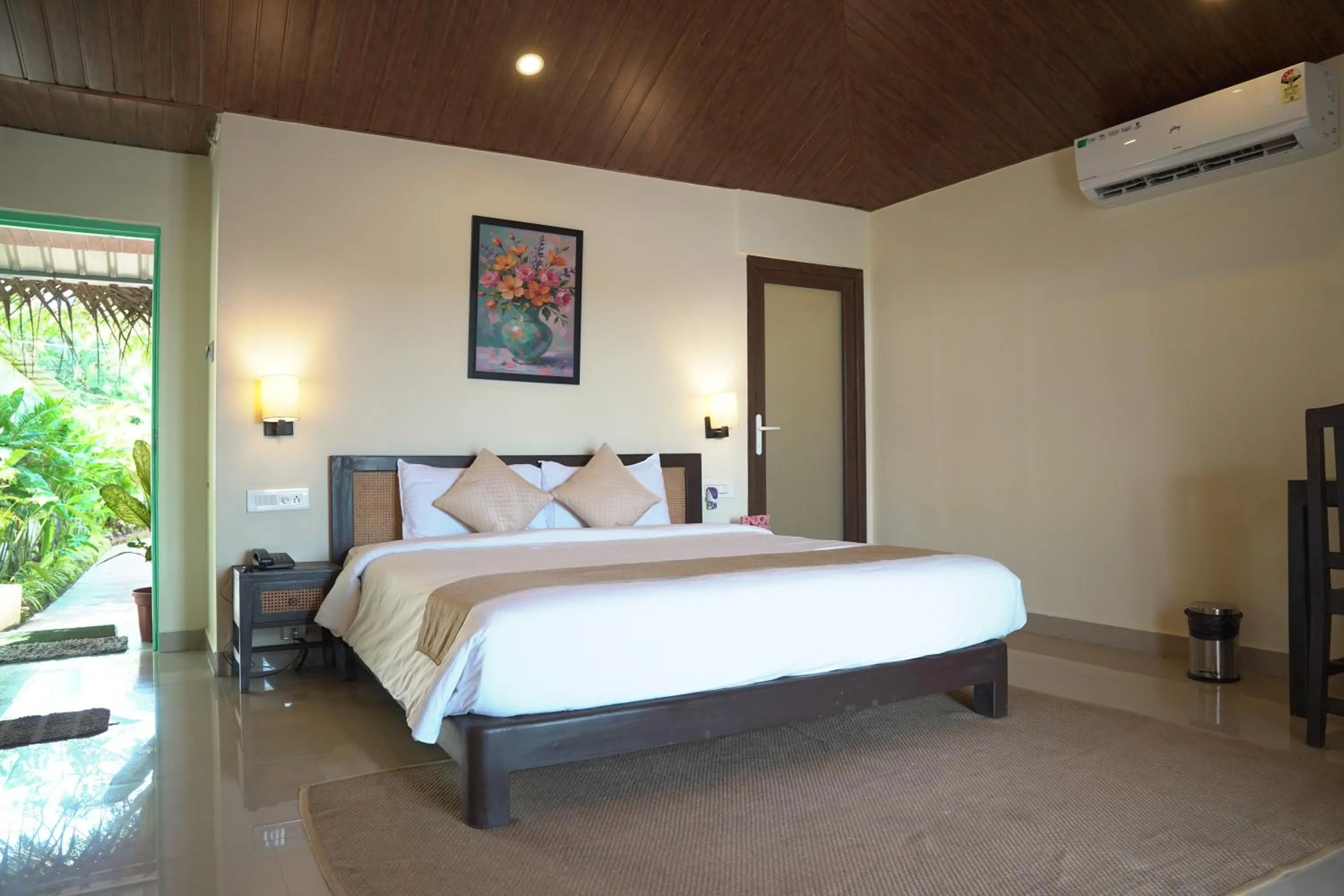 Bed in Destiny Goa Beach Resort