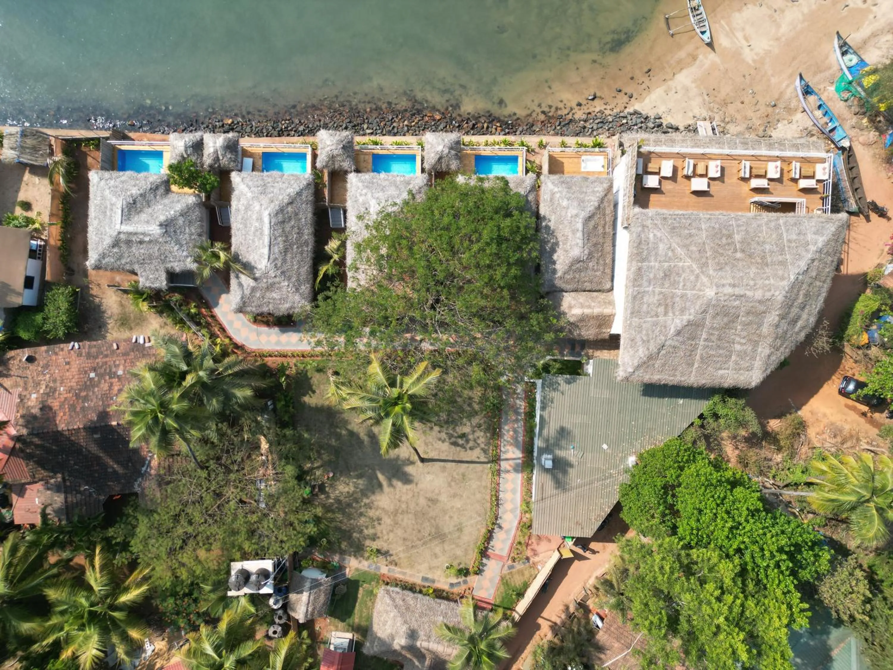 Property building in Destiny Goa Beach Resort