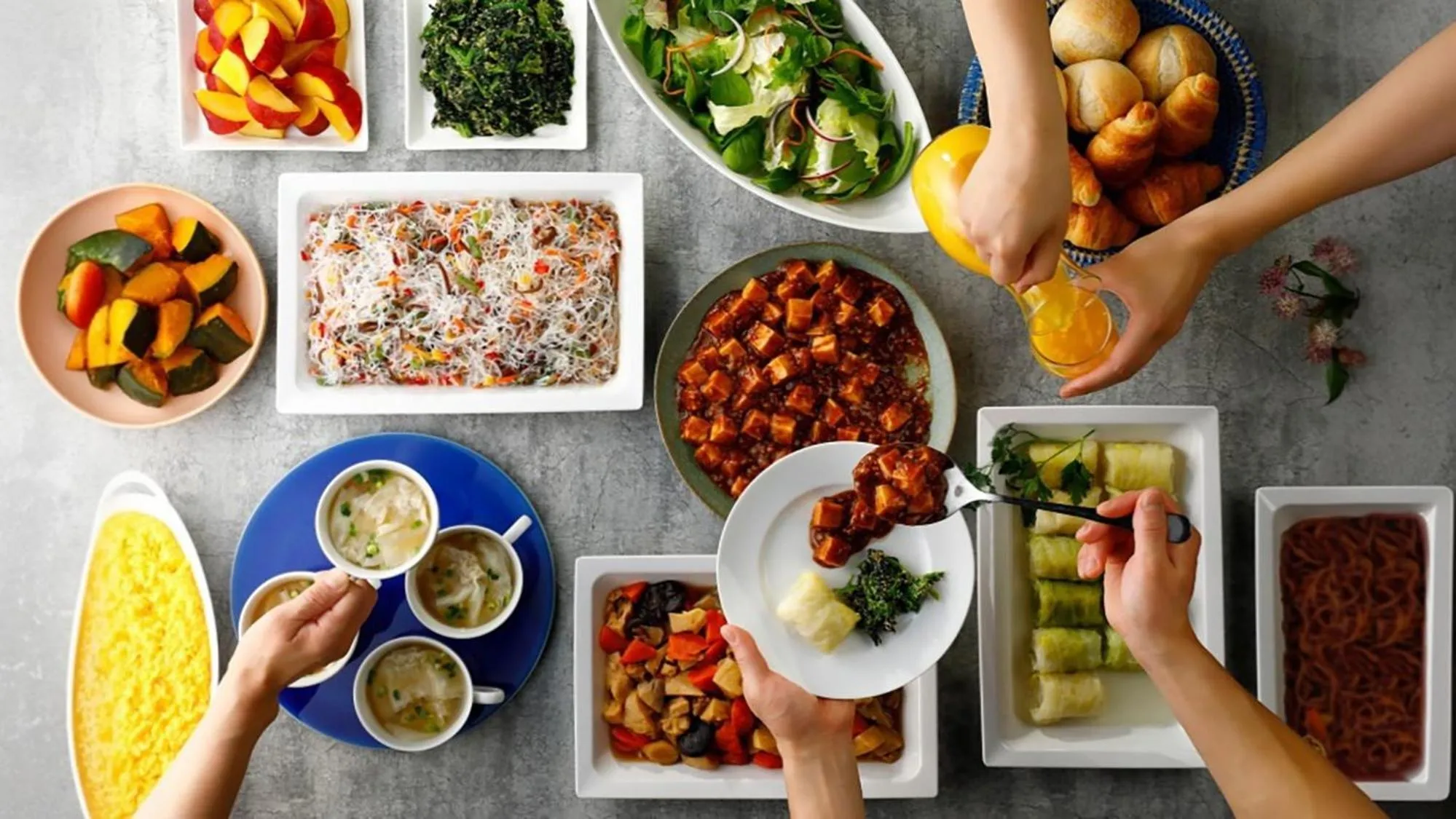 Breakfast in Toyoko Inn Tottori-eki Kita-guchi