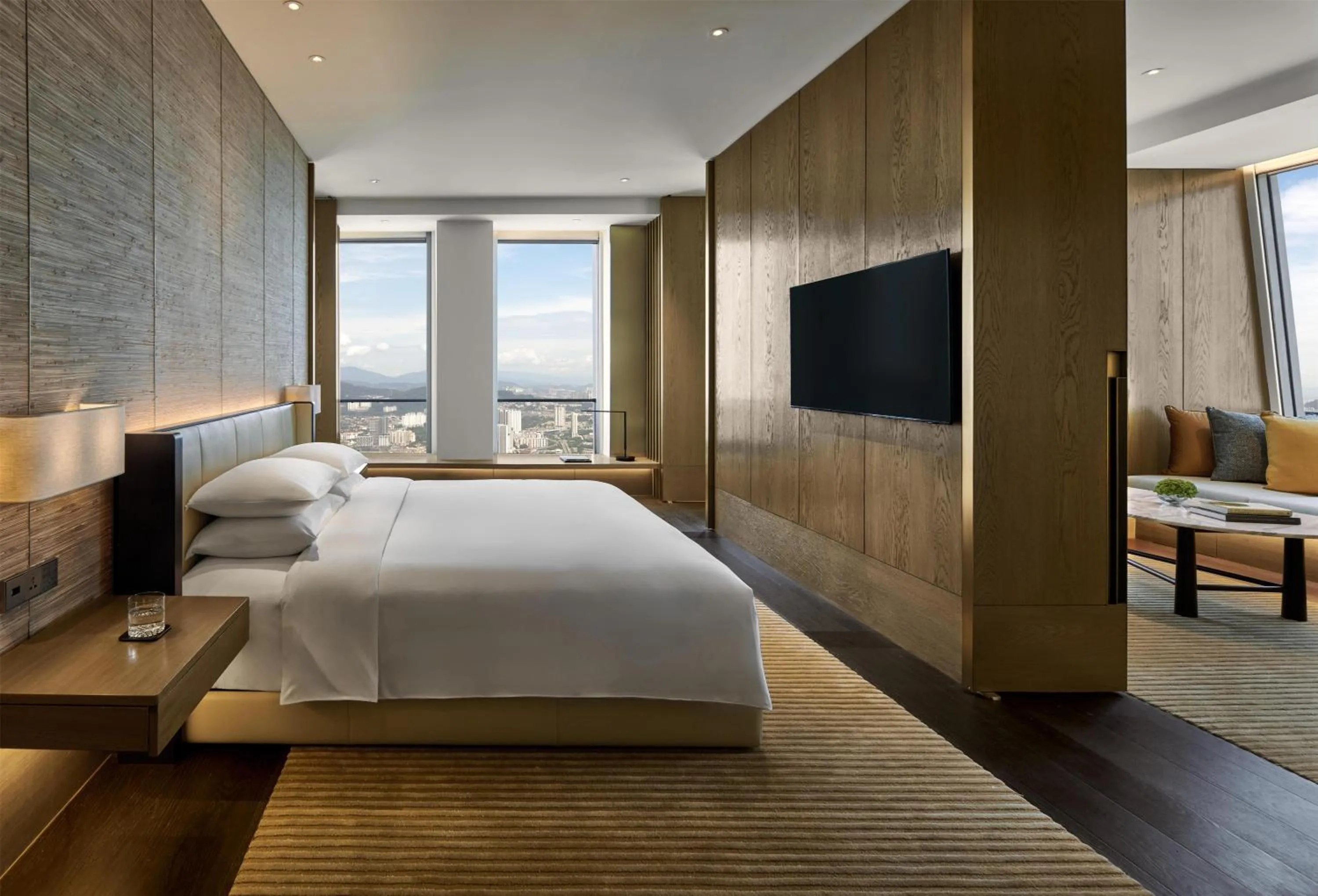 Bed in Park Hyatt Kuala Lumpur