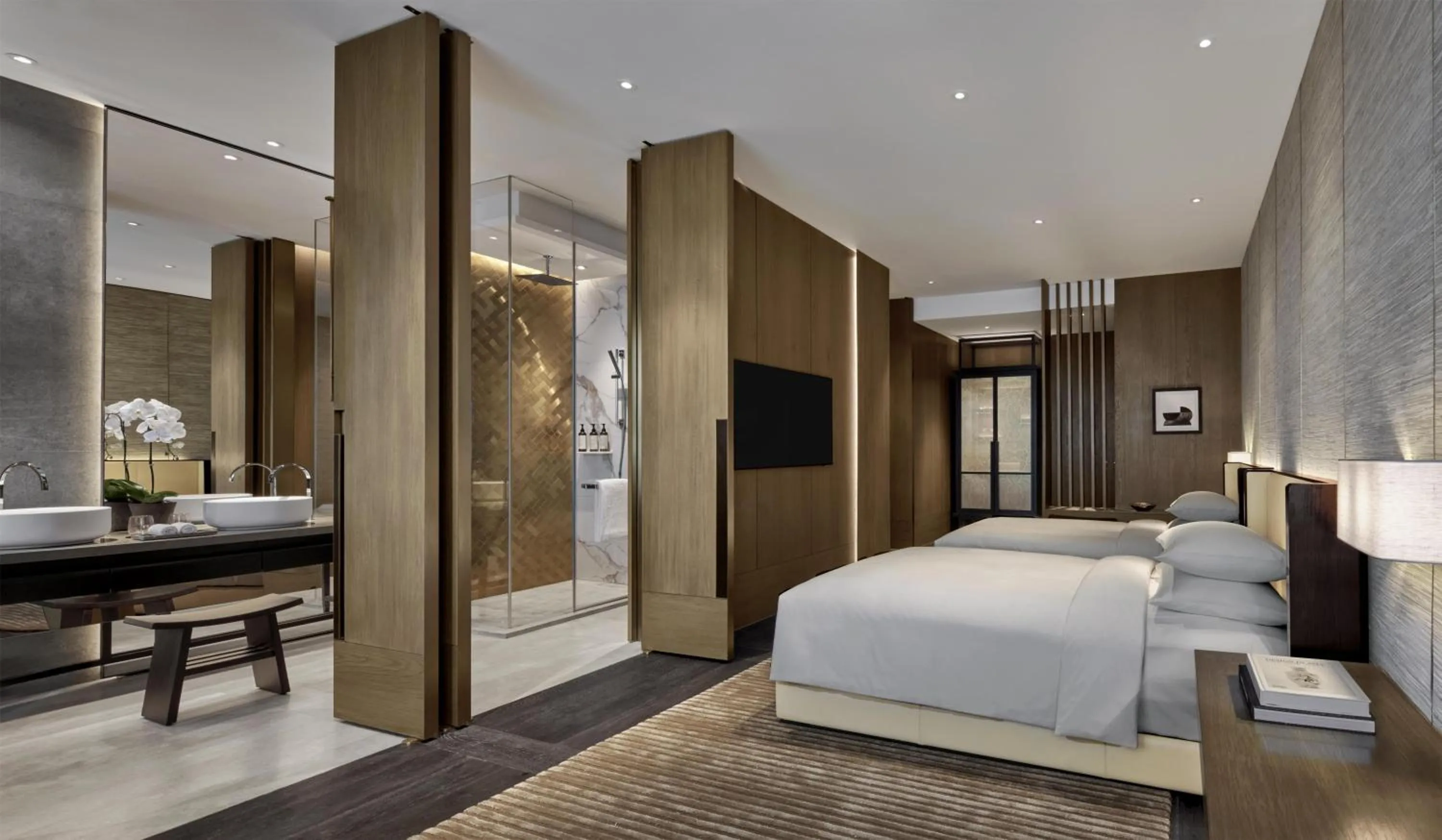 Bed in Park Hyatt Kuala Lumpur