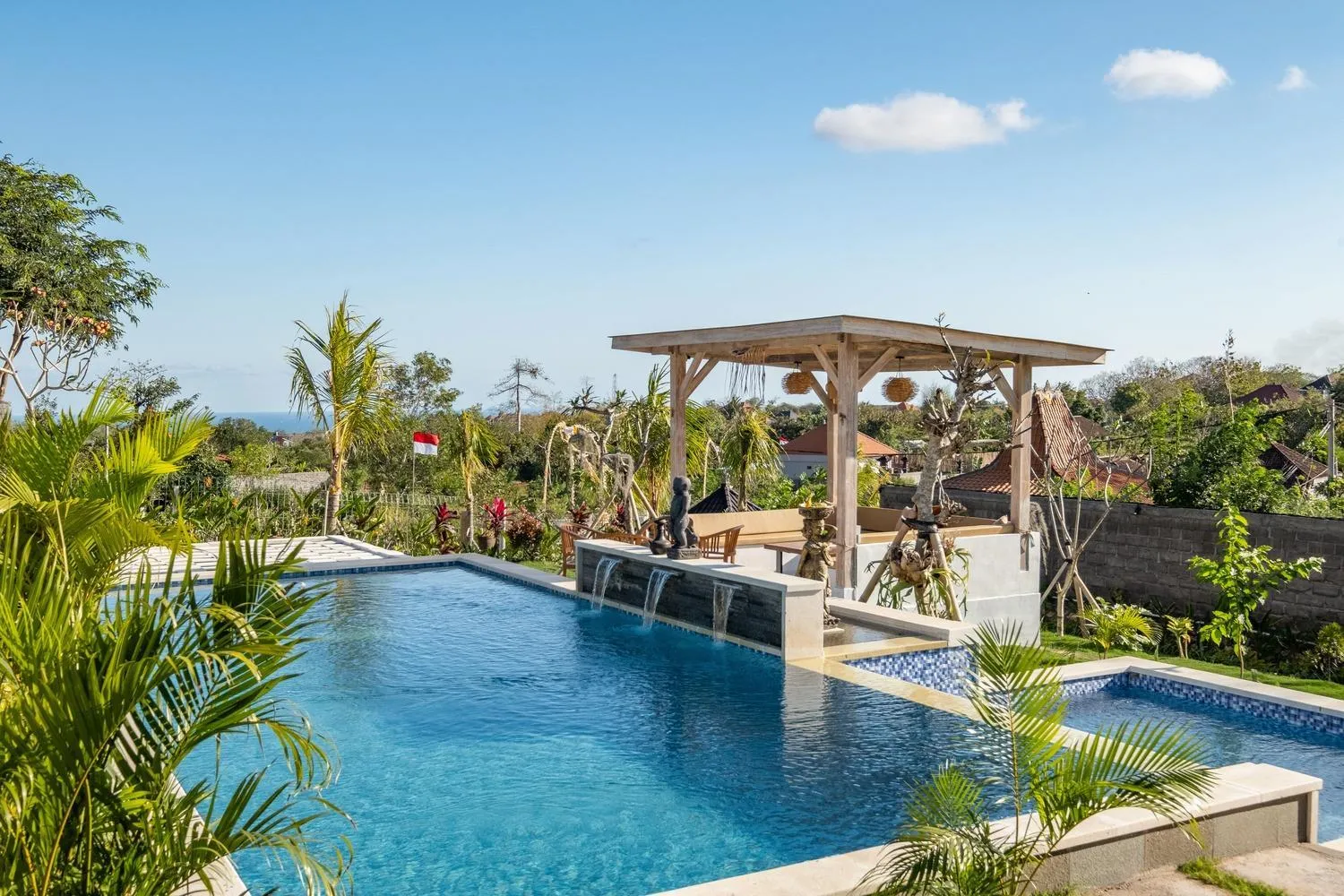Pool view in Cove D Ancak Villa and Bungalow
