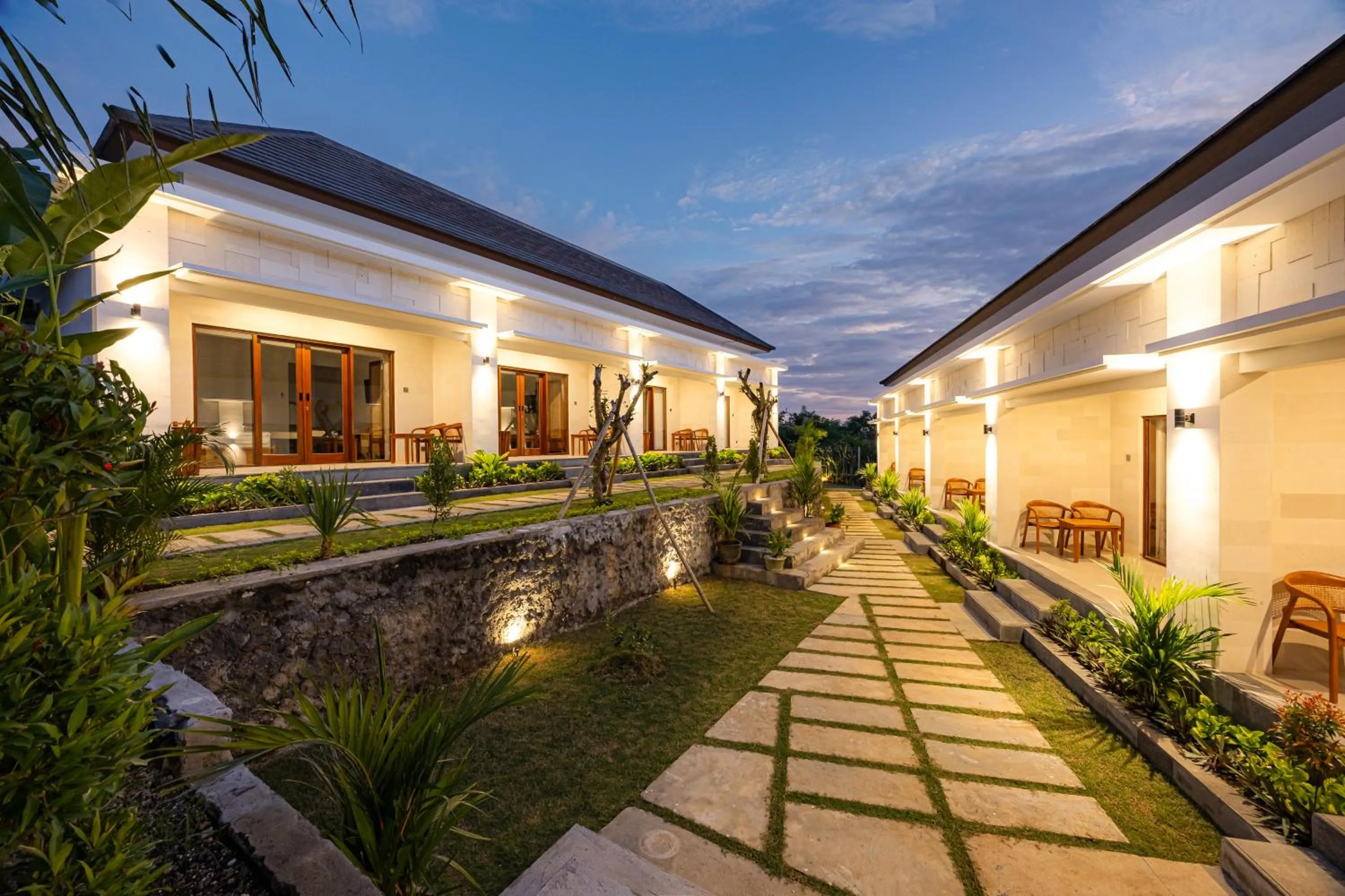 Garden view in Cove D Ancak Villa and Bungalow