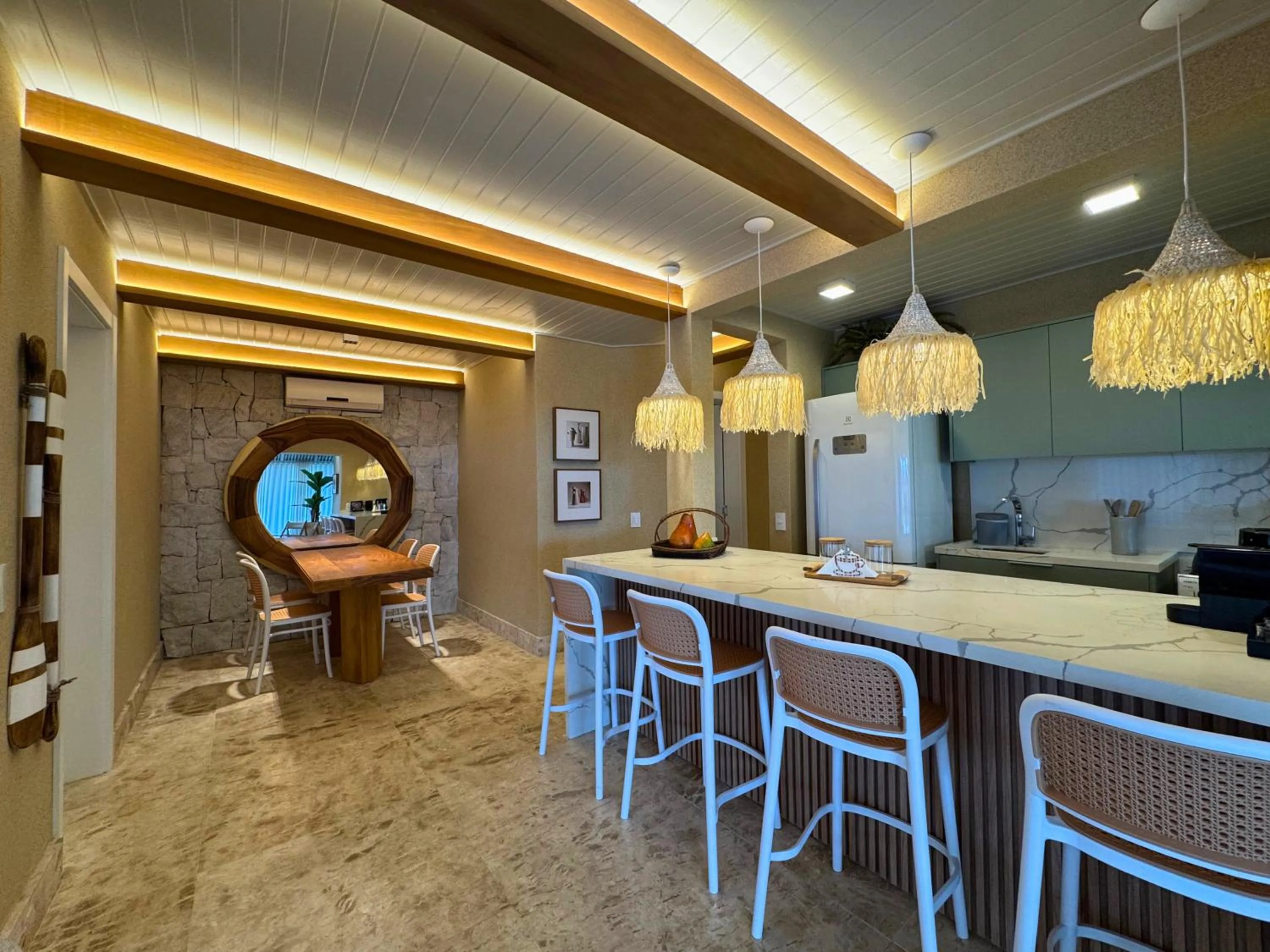 Kitchen or kitchenette in Villas Jurerê Residences