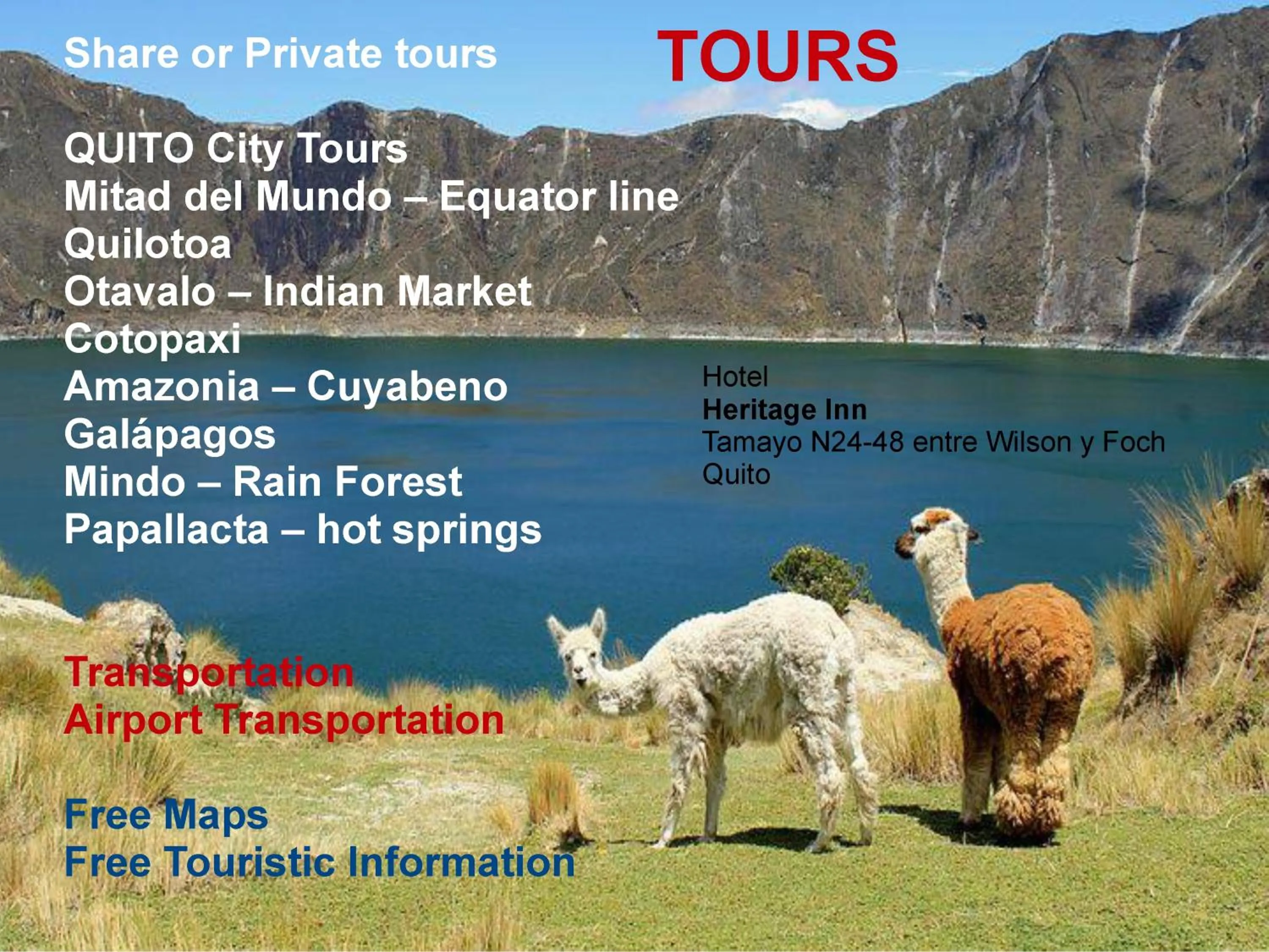 Activities in Heritage Inn