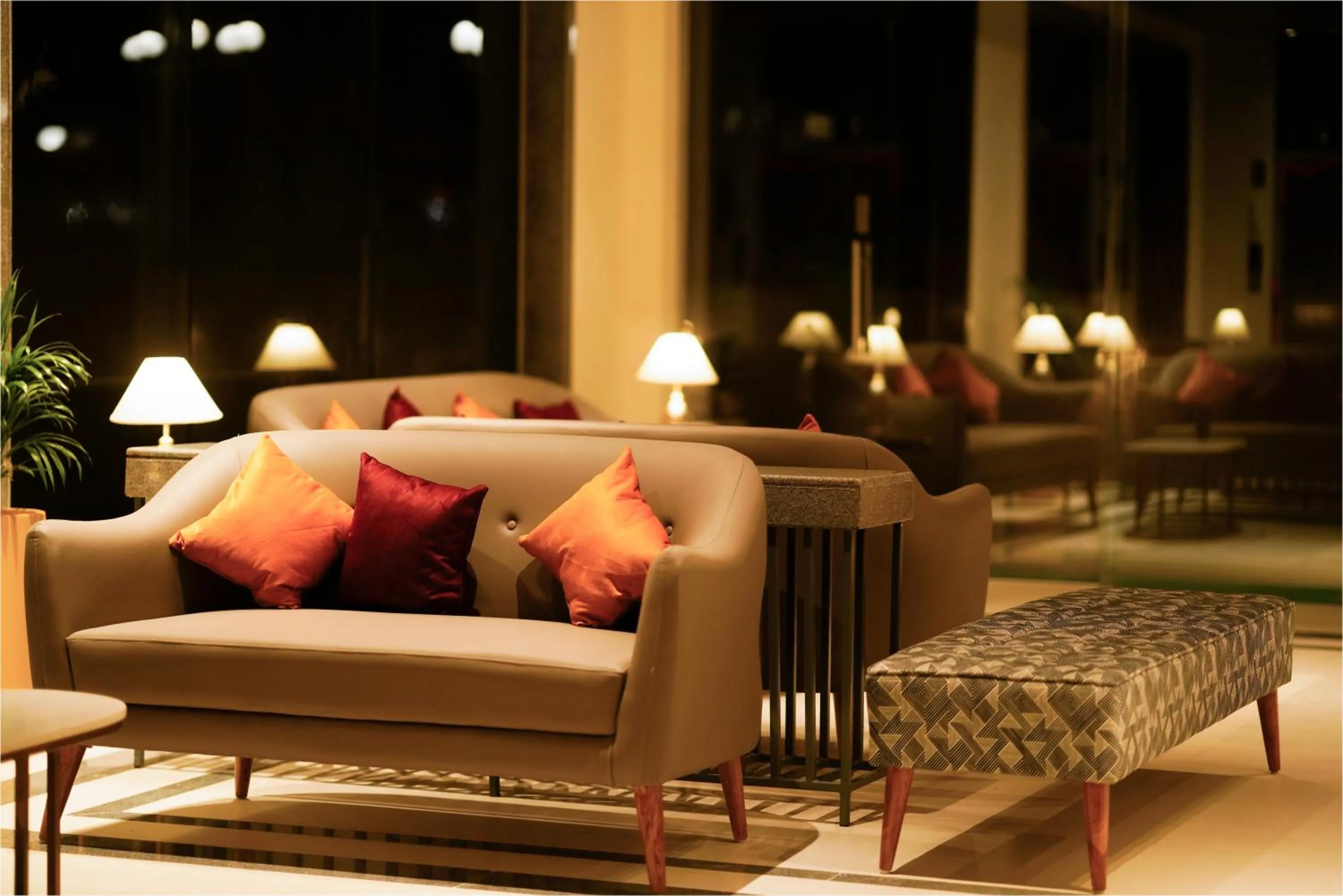 Lobby or reception in The Grand Sona