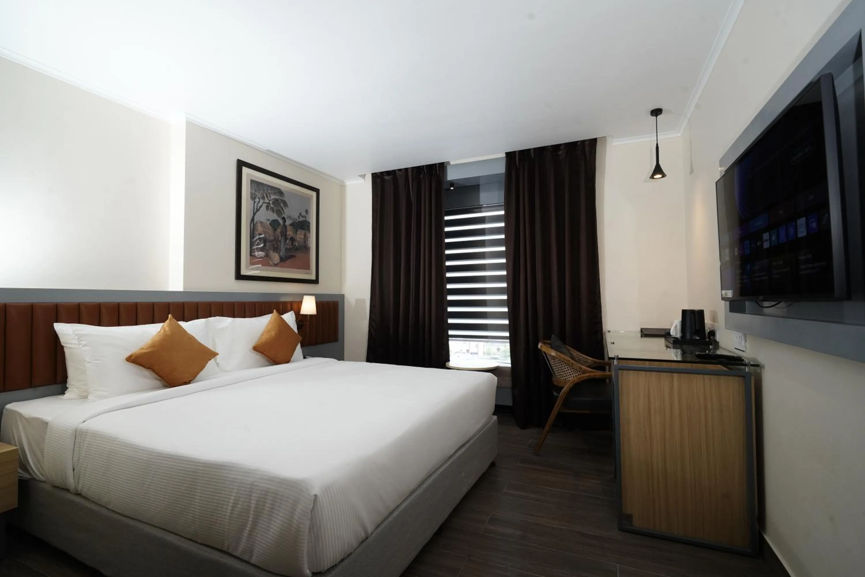 Bed in The Grand Sona