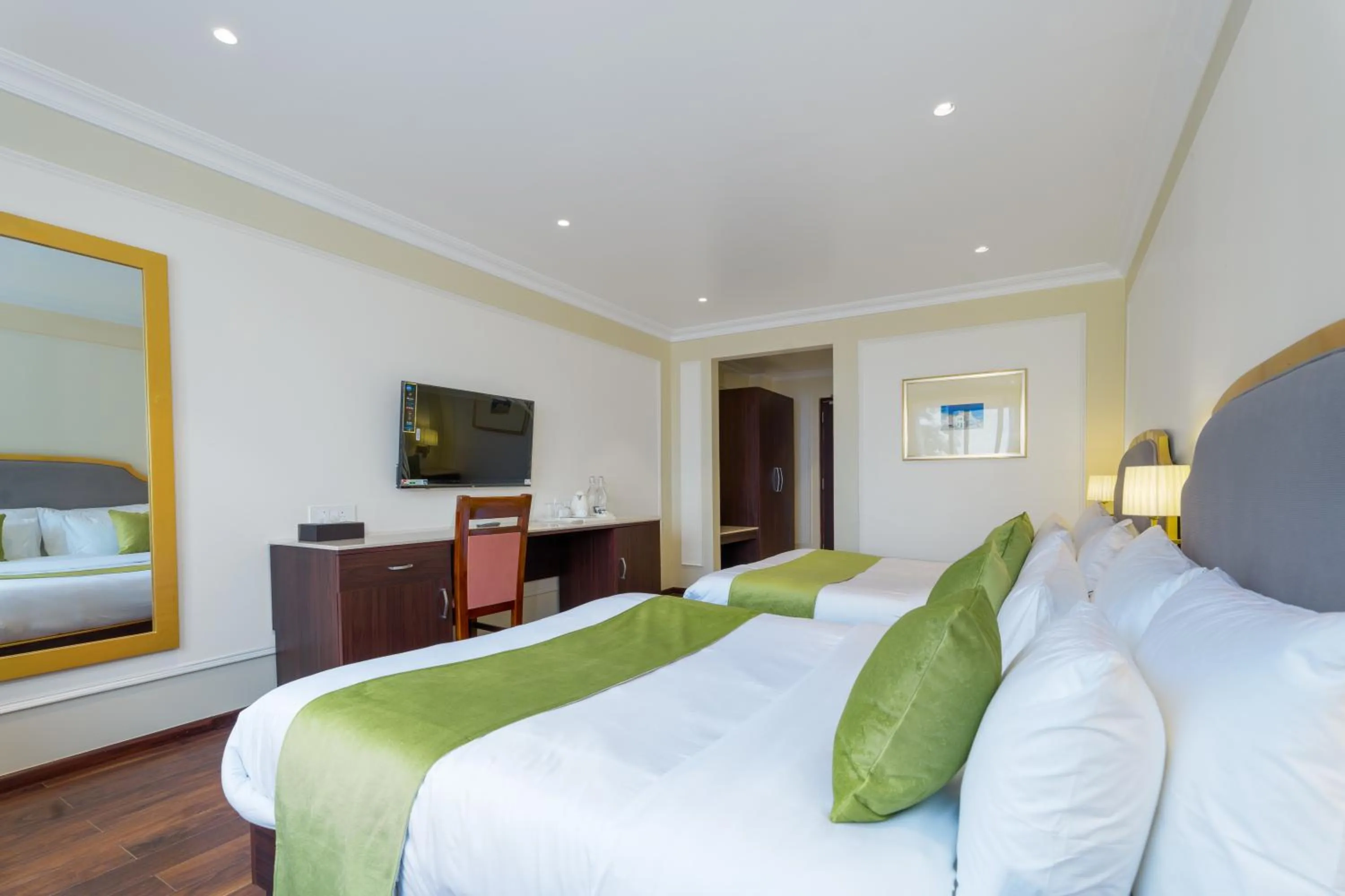 Bed in Preisha Hotel and Resorts