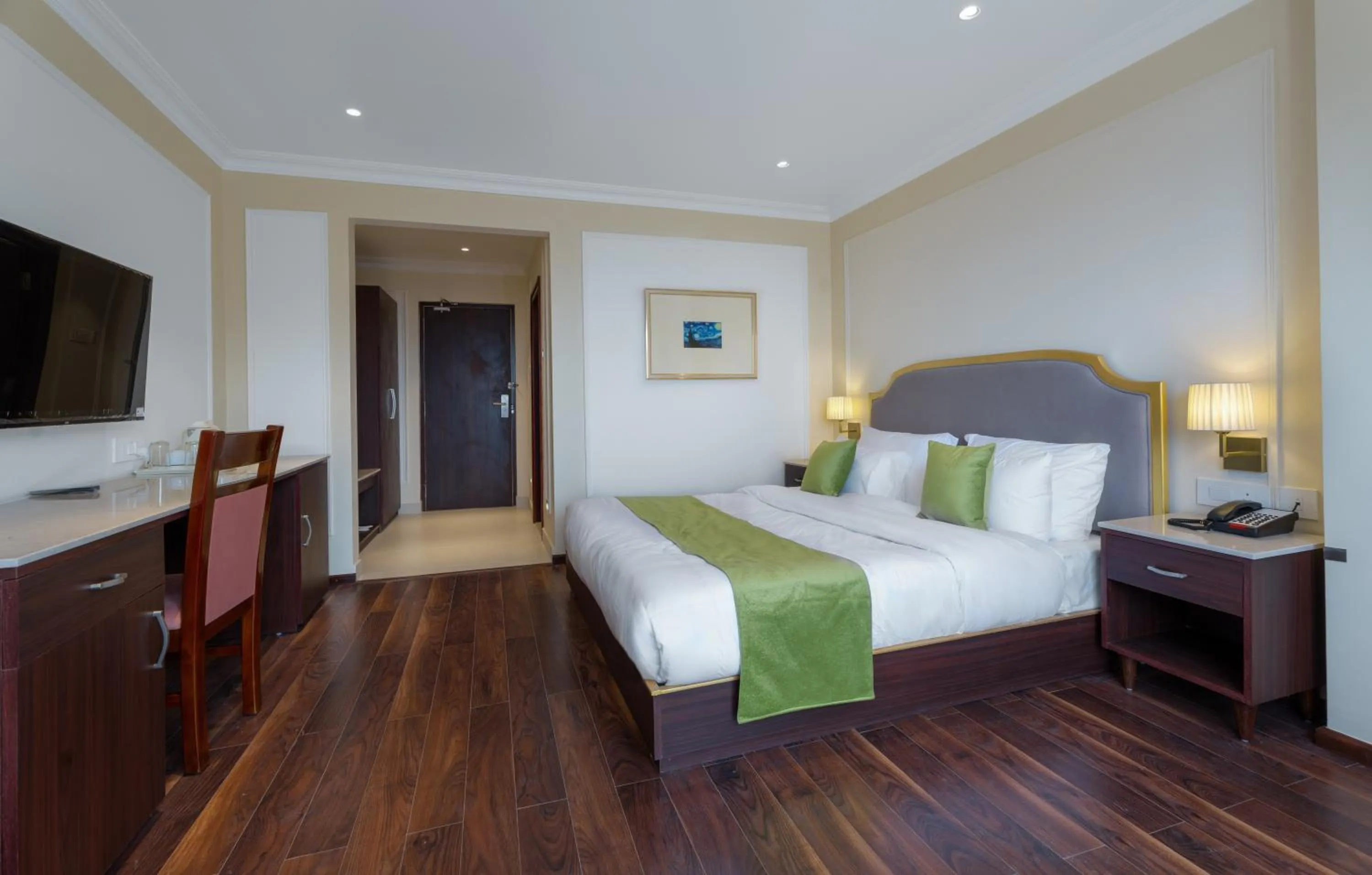 Bed in Preisha Hotel and Resorts