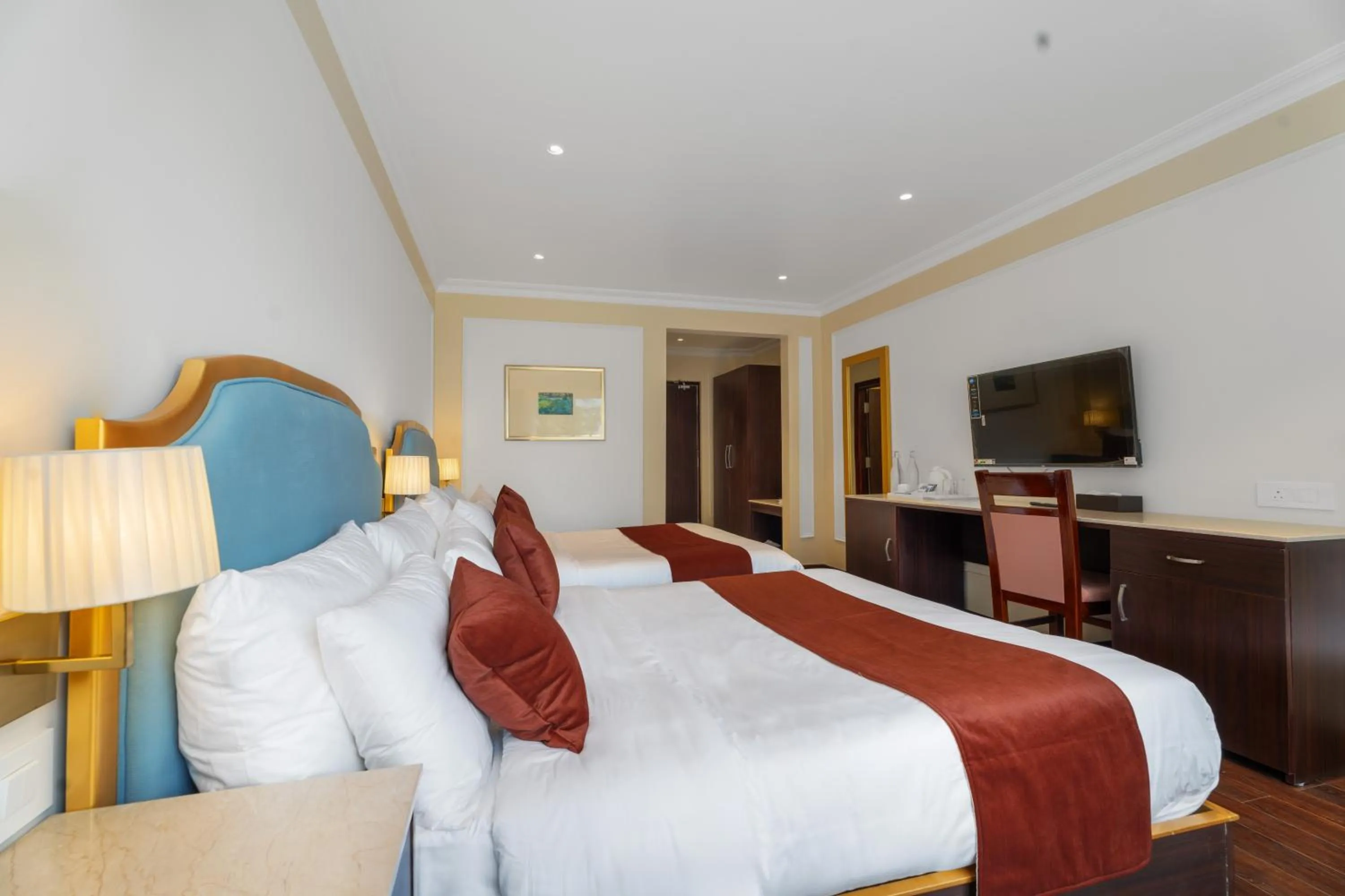 Bed in Preisha Hotel and Resorts