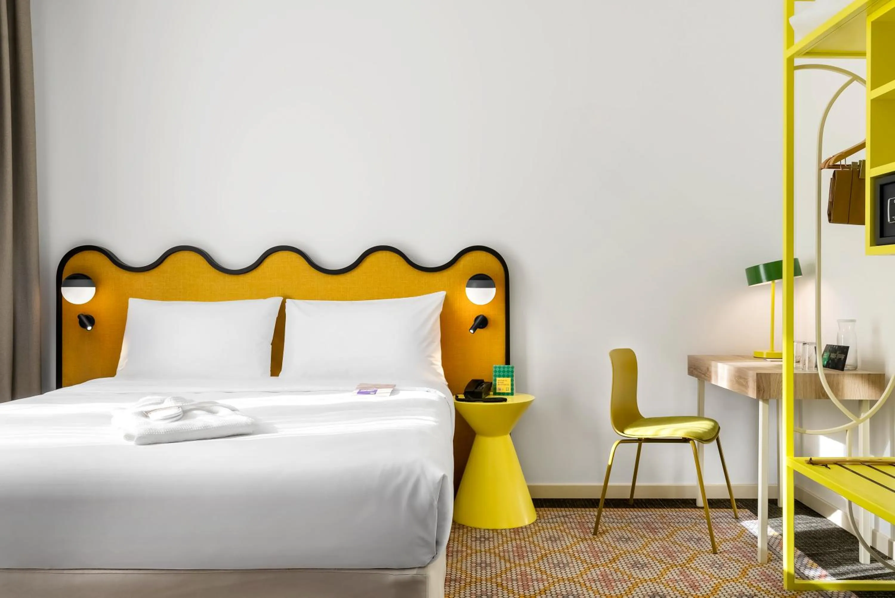 Bed in ibis Styles Old Tbilisi