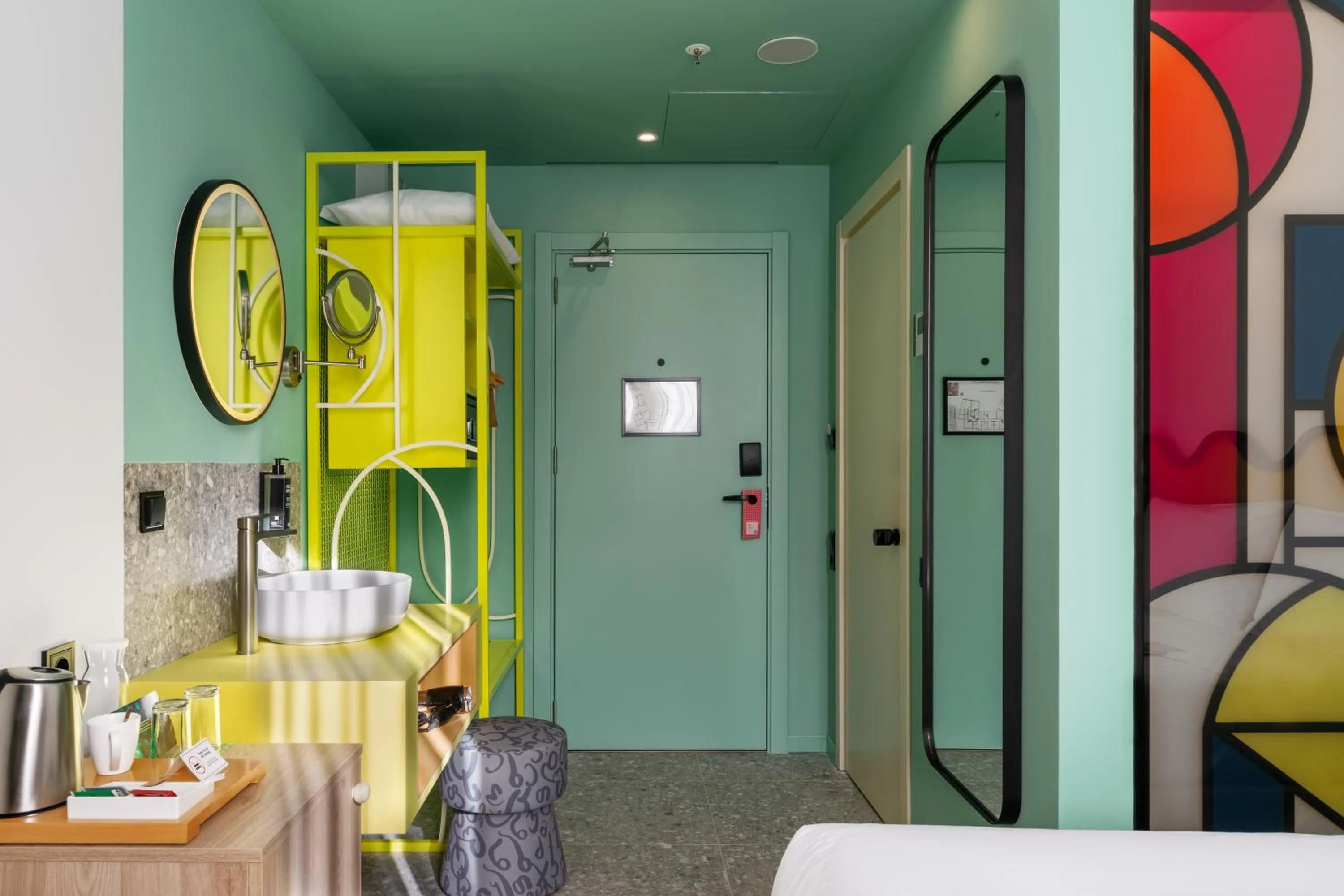 wardrobe in ibis Styles Old Tbilisi