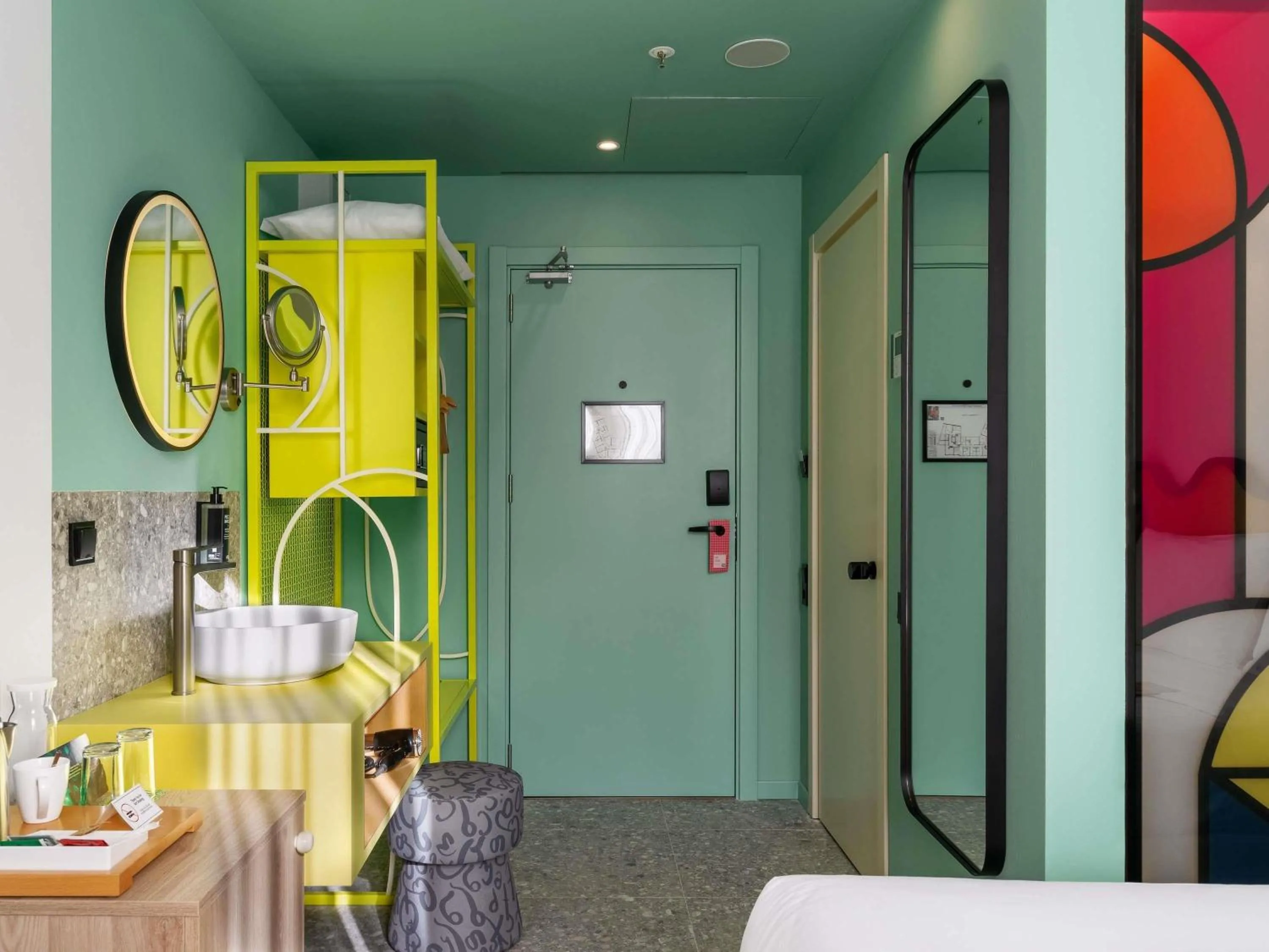 Bedroom in ibis Styles Old Tbilisi