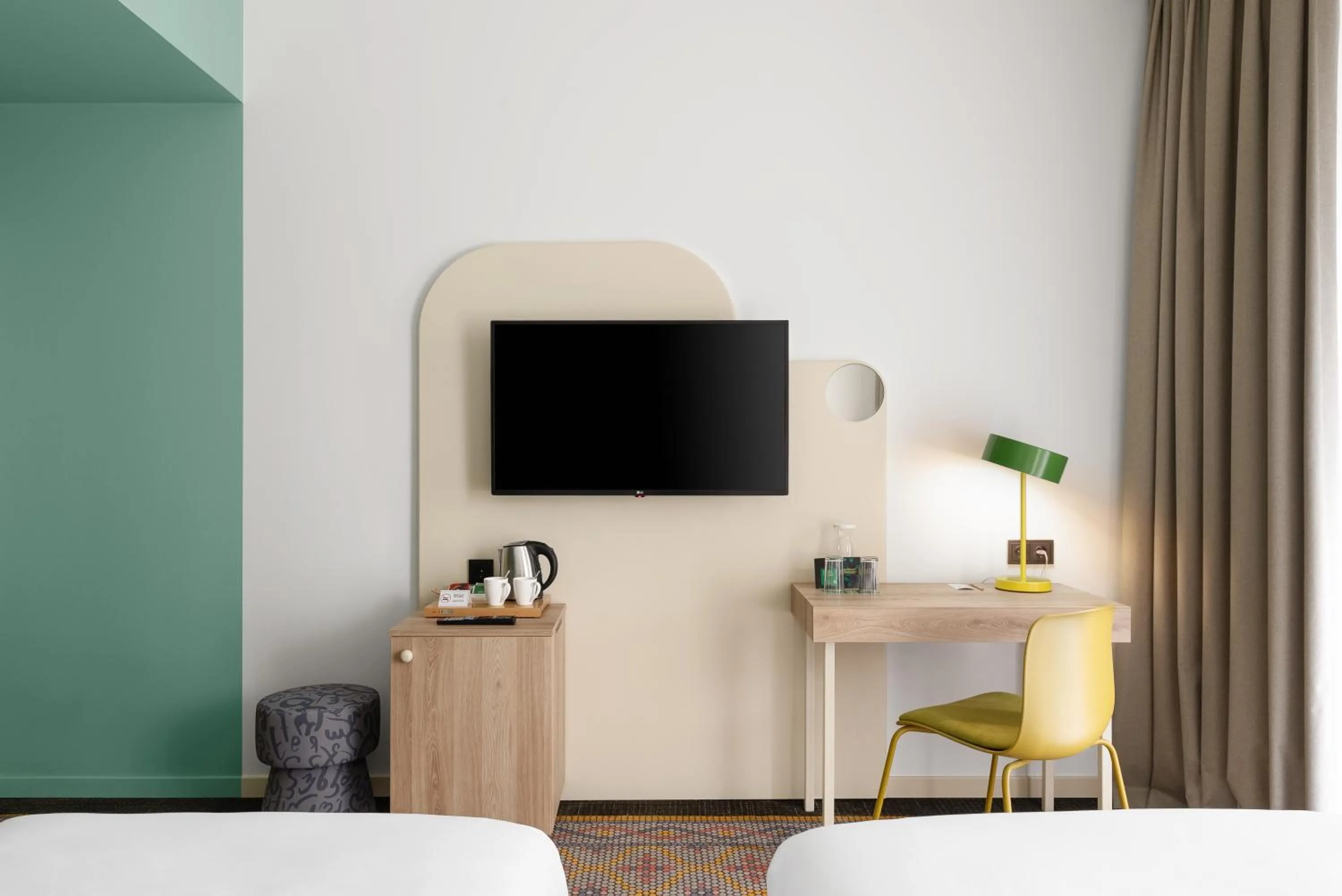 Bedroom, Bed in ibis Styles Old Tbilisi