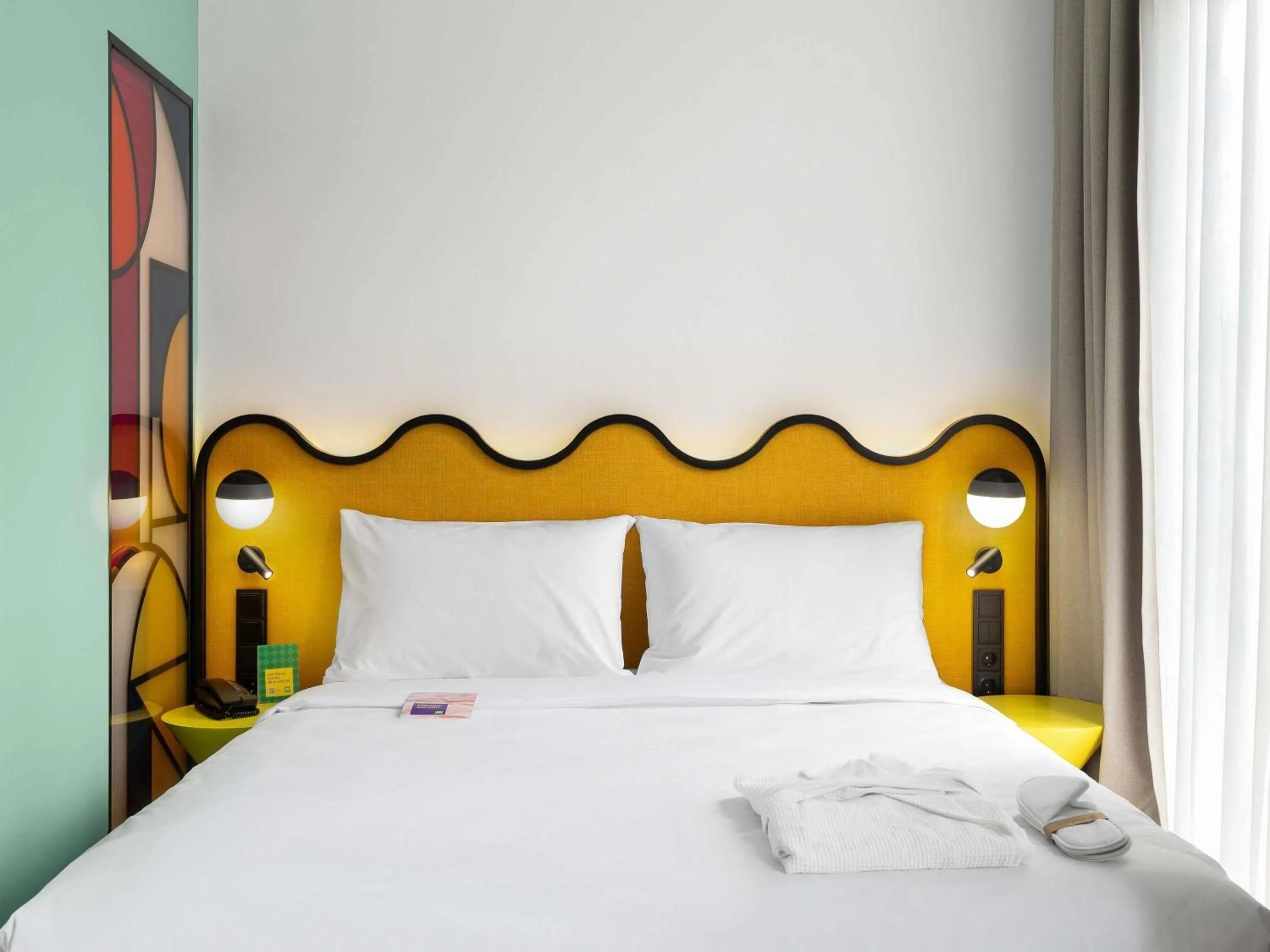 Bedroom, Bed in ibis Styles Old Tbilisi