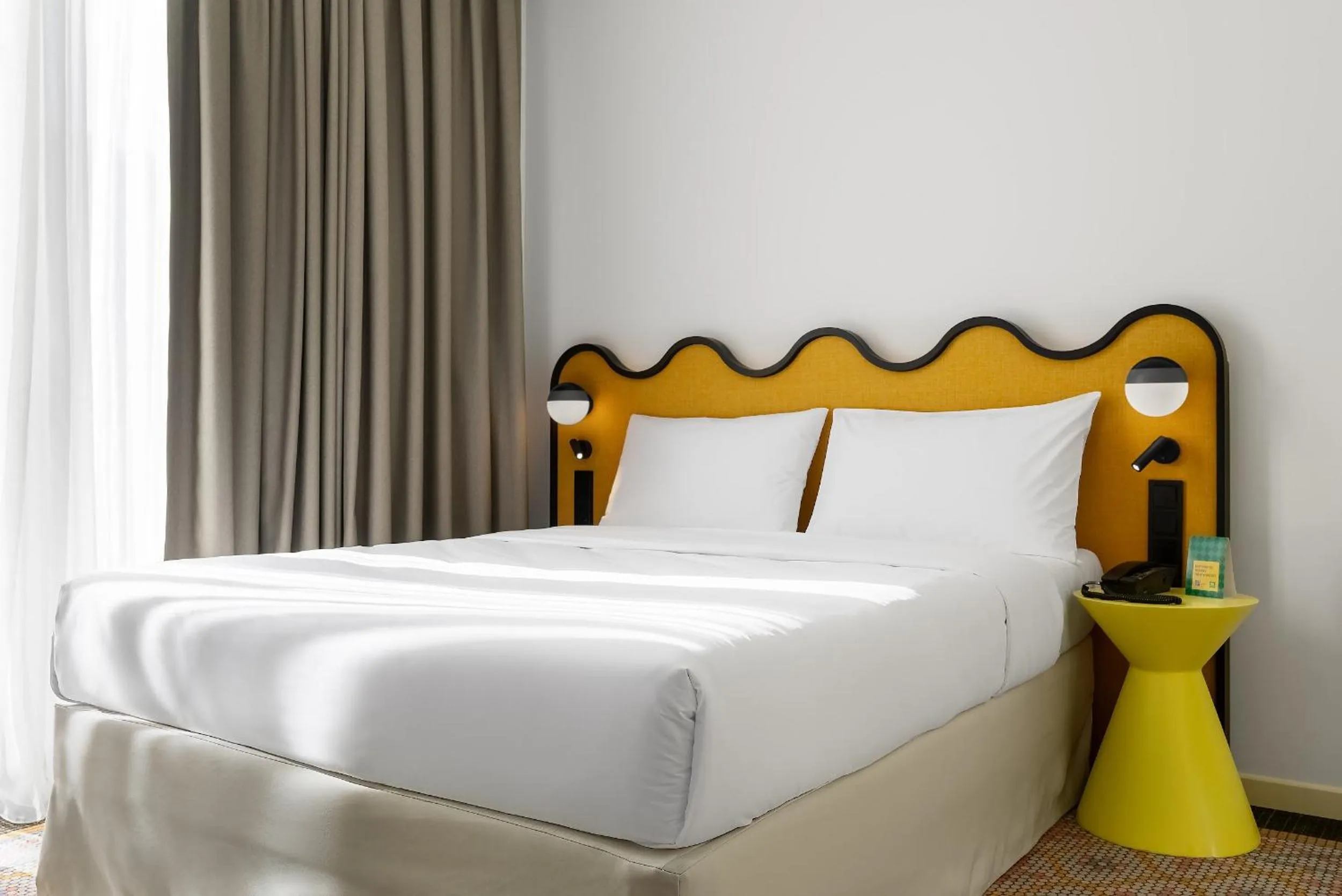 Bed in ibis Styles Old Tbilisi