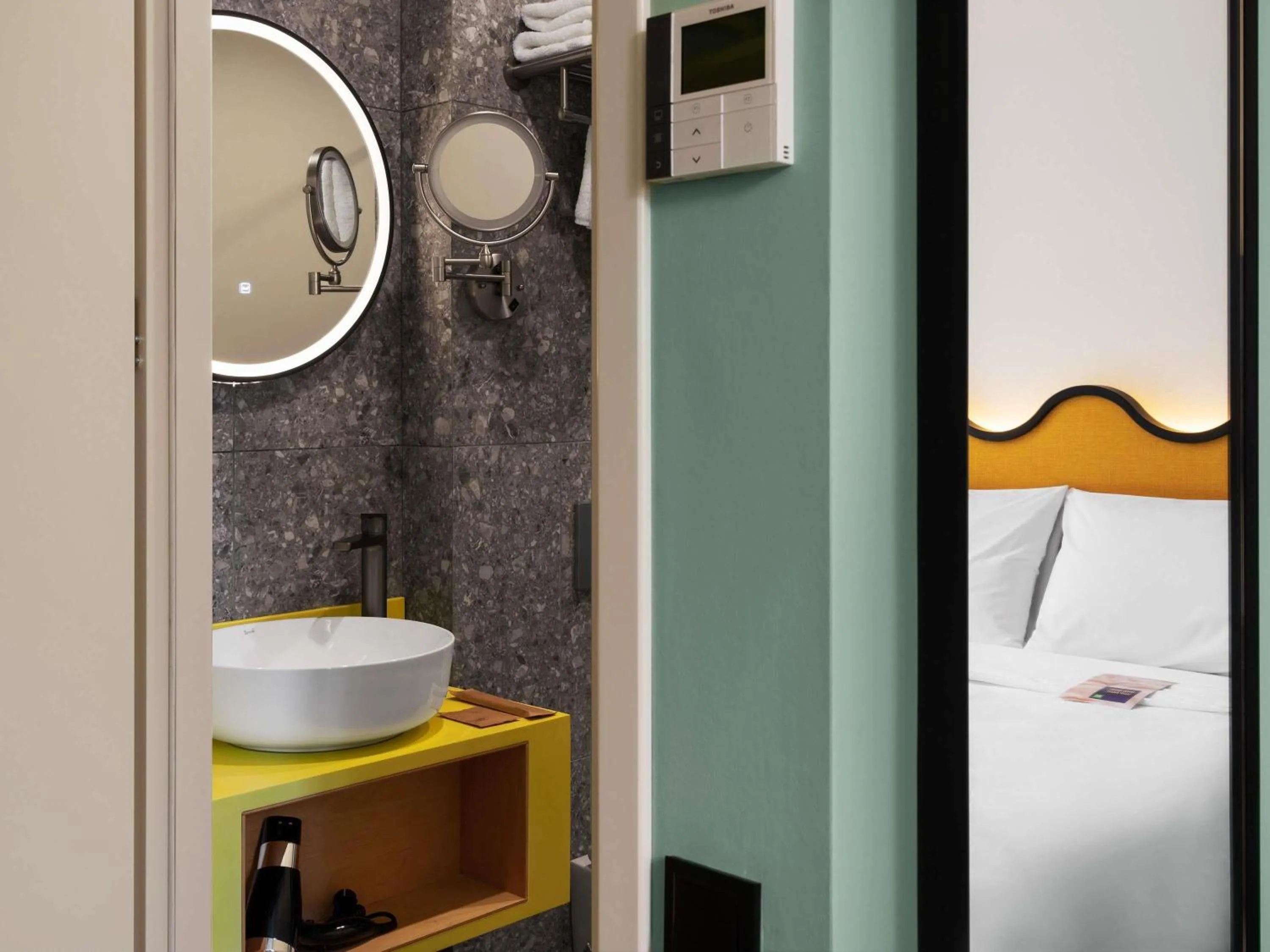 Bedroom, Bed in ibis Styles Old Tbilisi