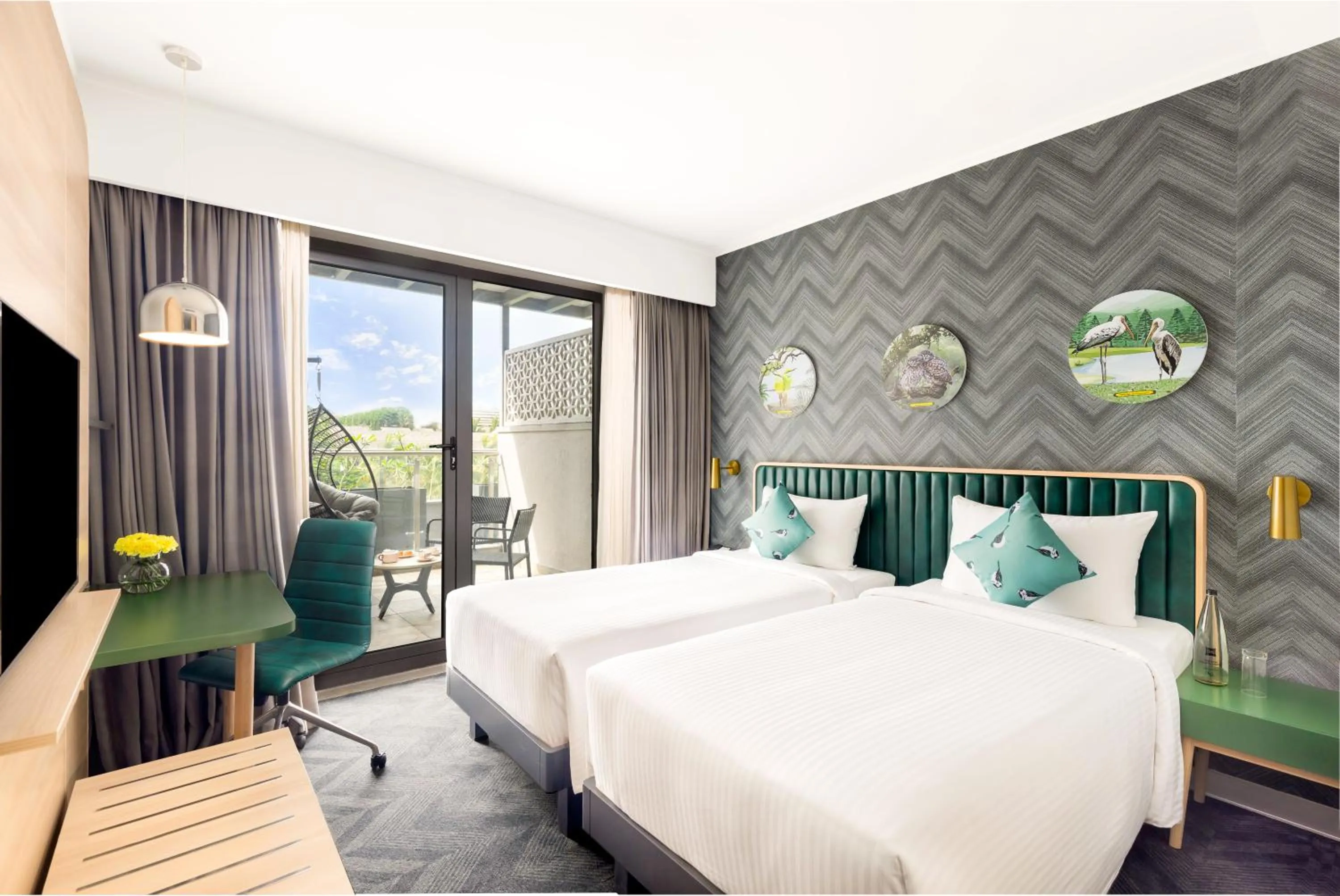 Balcony/Terrace, Bed in ibis Styles Mysuru