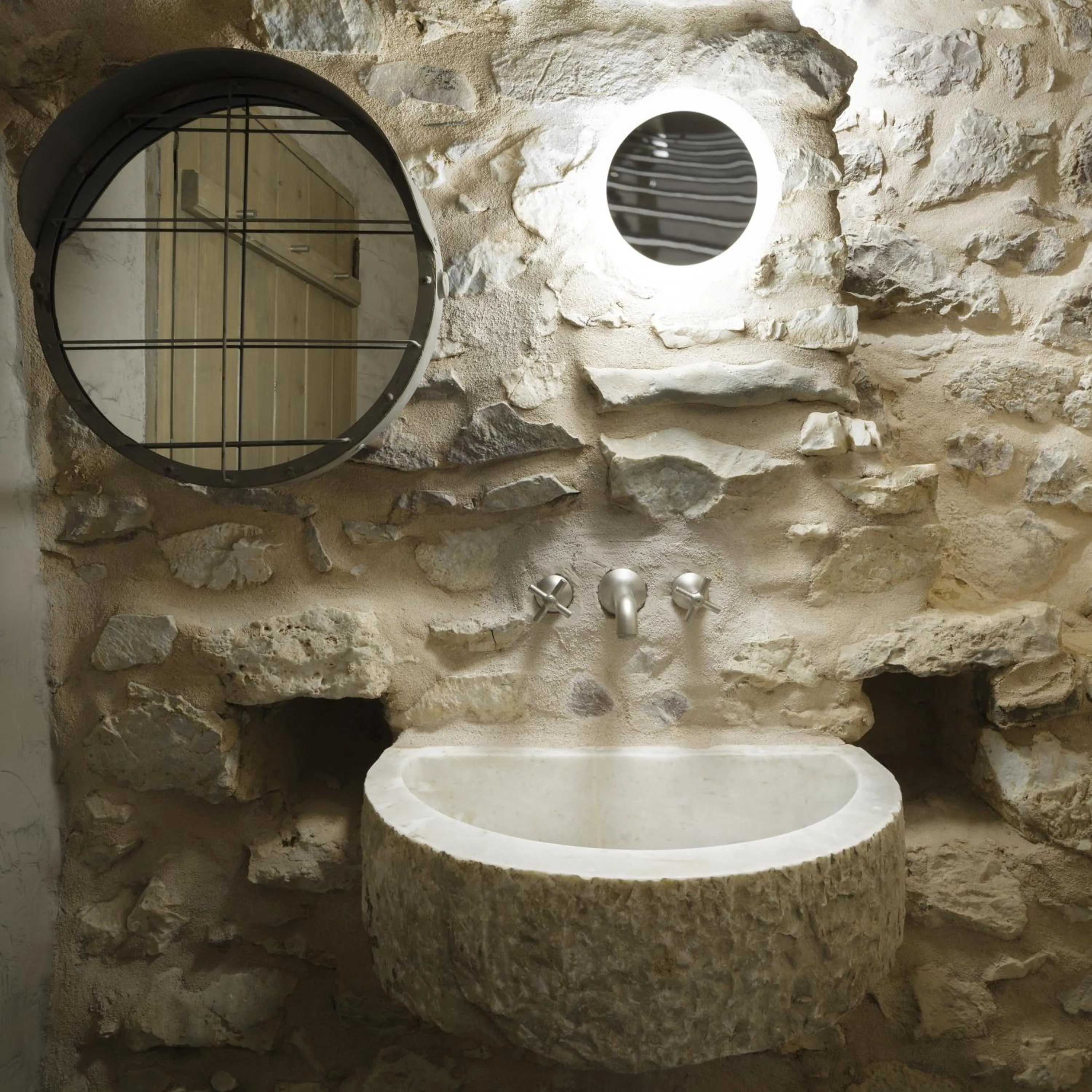 Bathroom in Tainaron Blue Retreat
