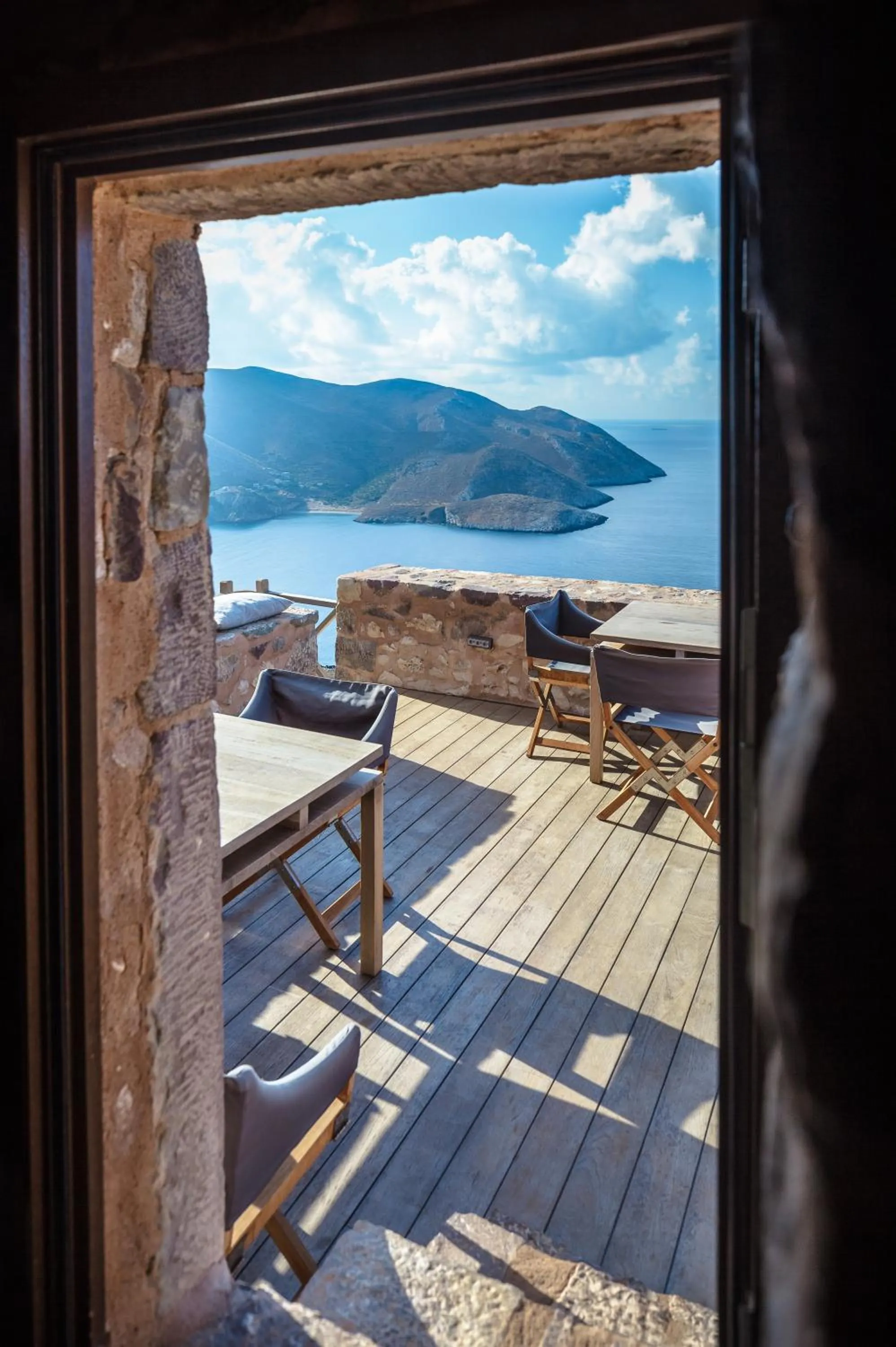 Balcony/Terrace in Tainaron Blue Retreat