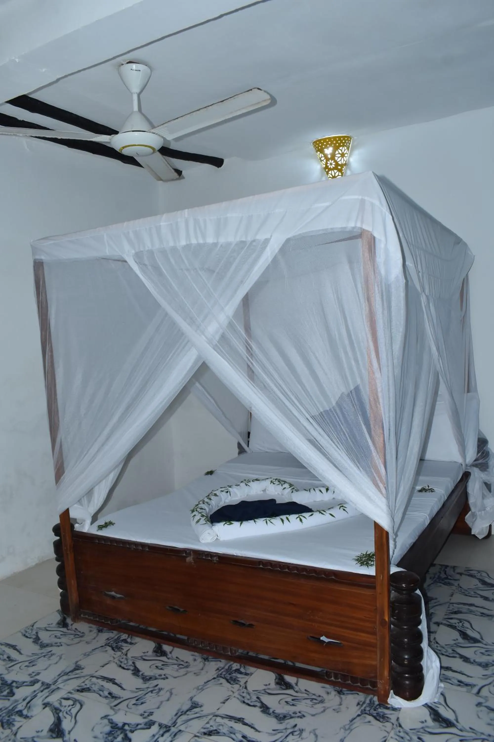 Bed in La Neisha Hotel Nungwi