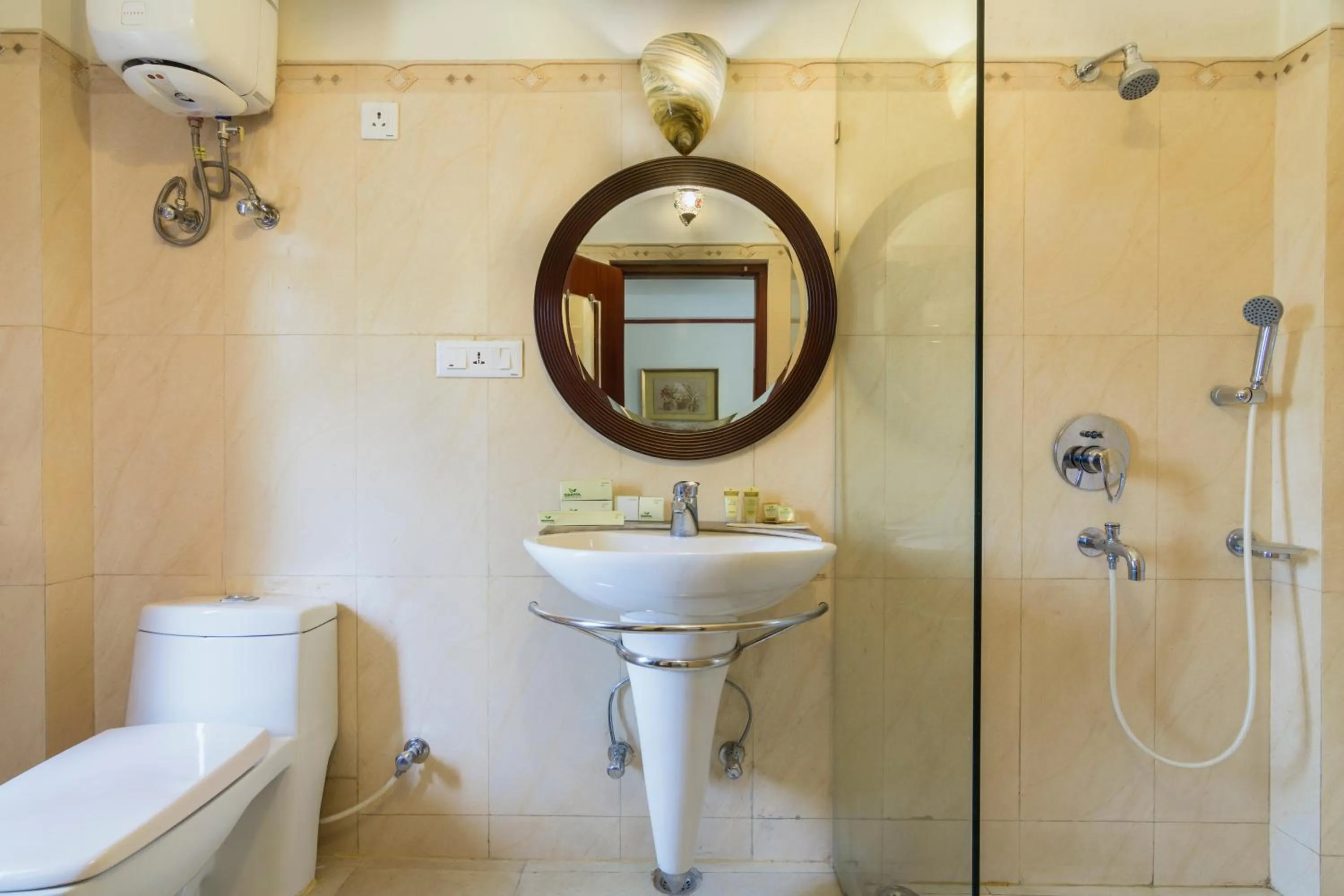 Bathroom in The Riverwood Forest Retreat Dooars - fully vaccinated staff