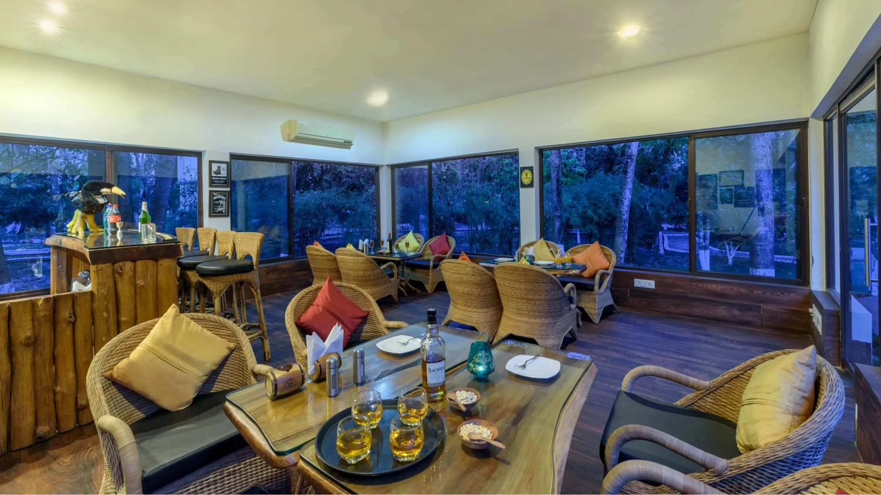 Restaurant/places to eat in The Riverwood Forest Retreat Dooars - fully vaccinated staff