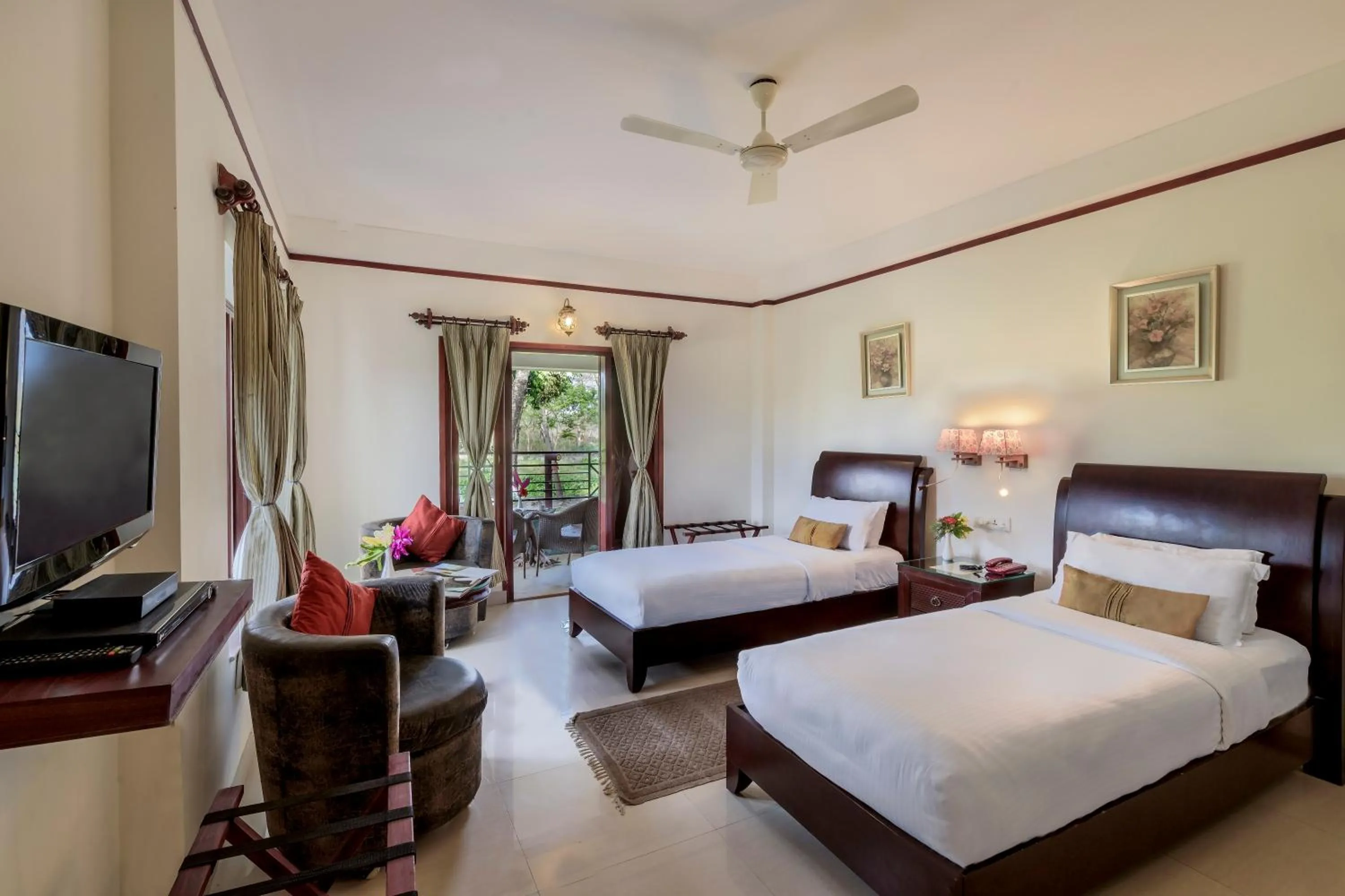 Bed in The Riverwood Forest Retreat Dooars - fully vaccinated staff