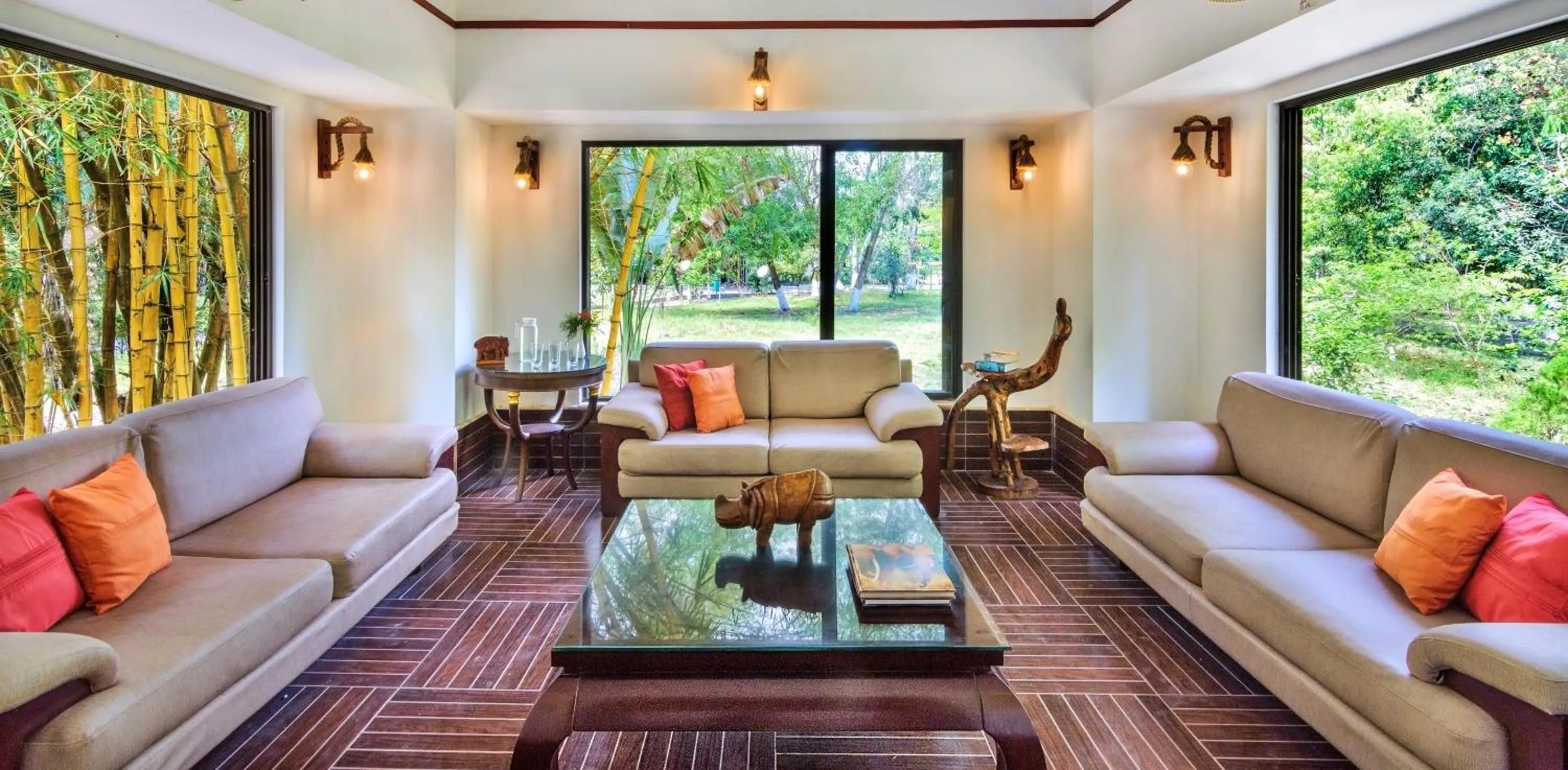 Lobby or reception in The Riverwood Forest Retreat Dooars - fully vaccinated staff