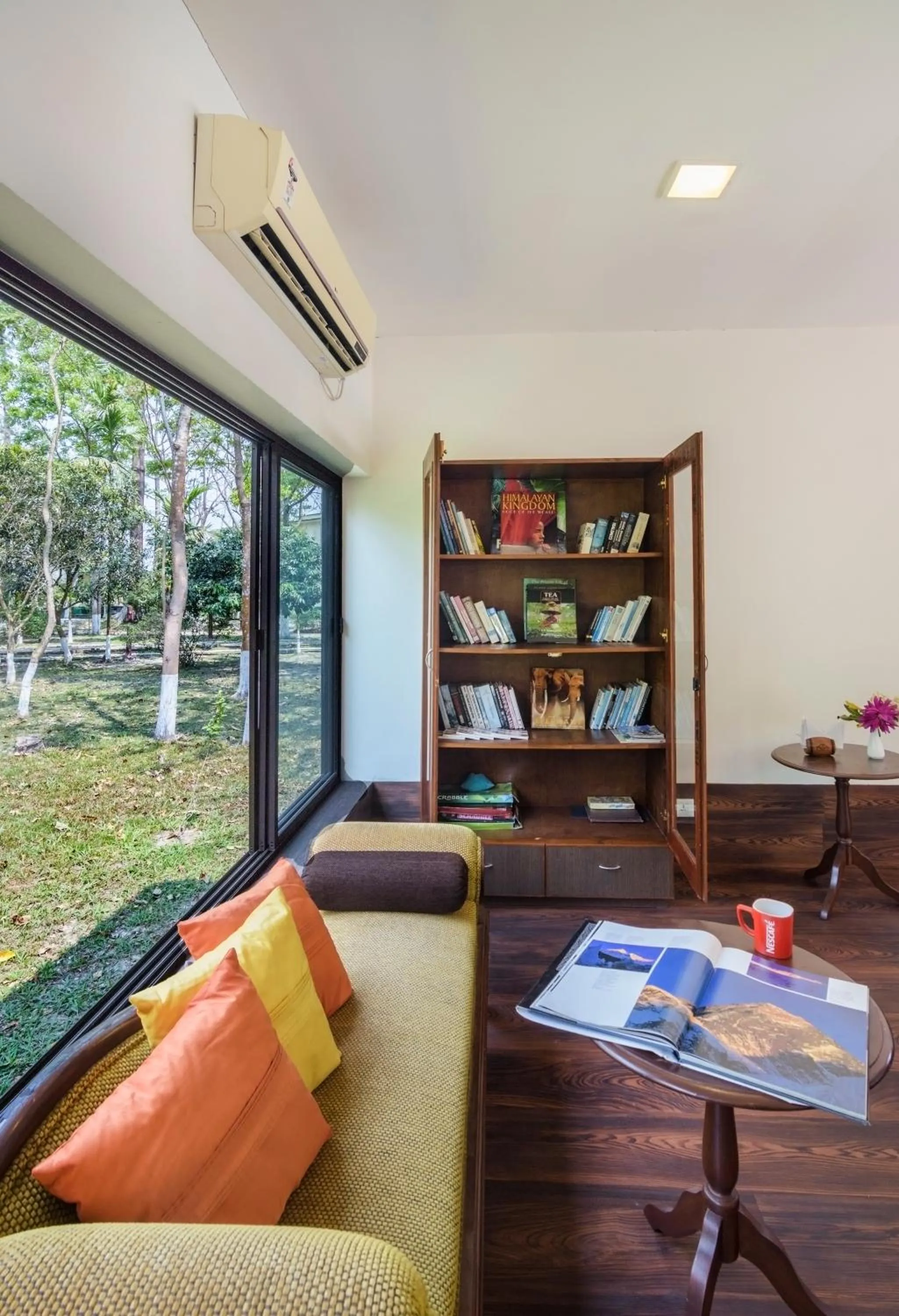 Library in The Riverwood Forest Retreat Dooars - fully vaccinated staff