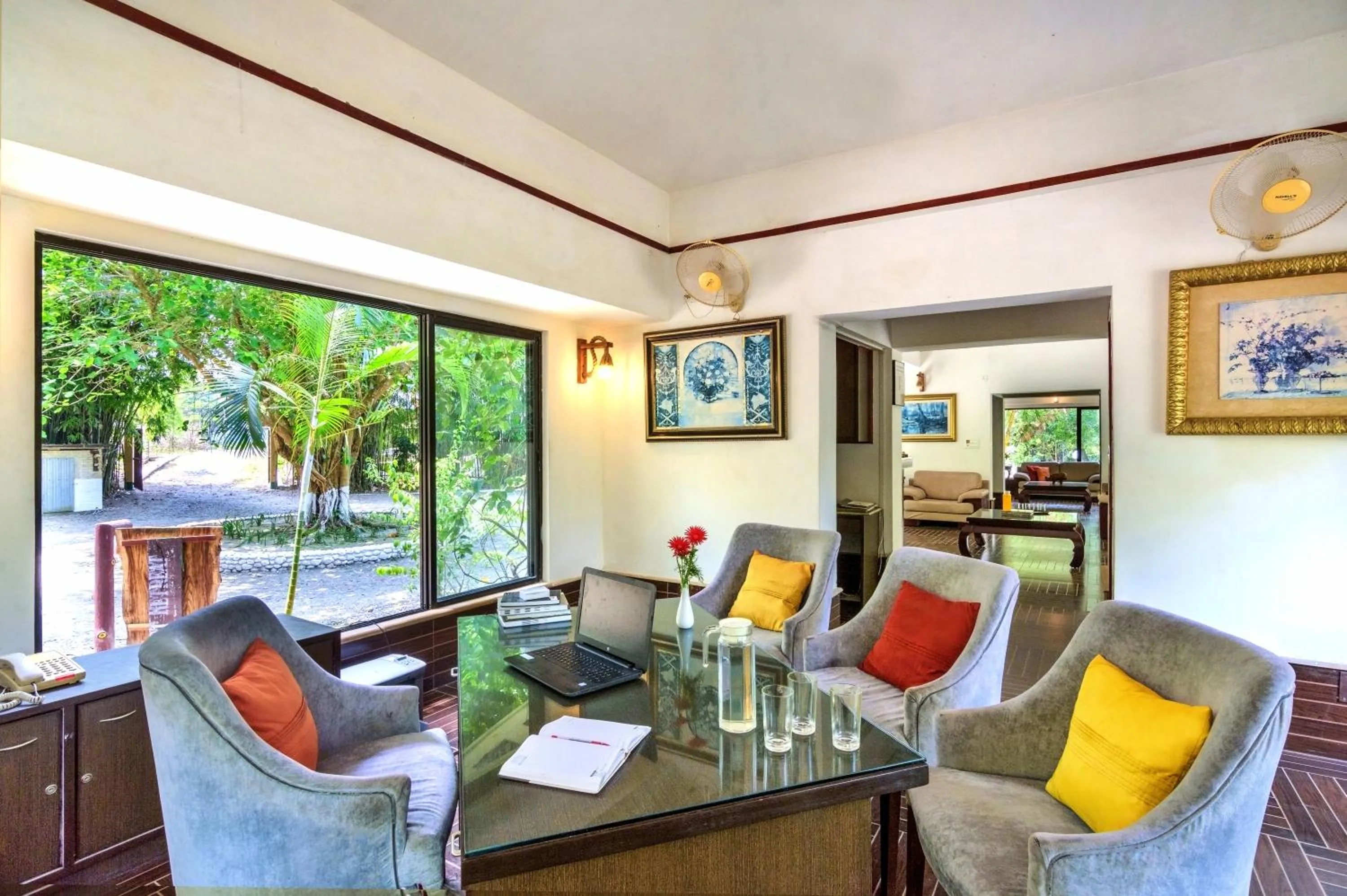 Lobby or reception in The Riverwood Forest Retreat Dooars - fully vaccinated staff