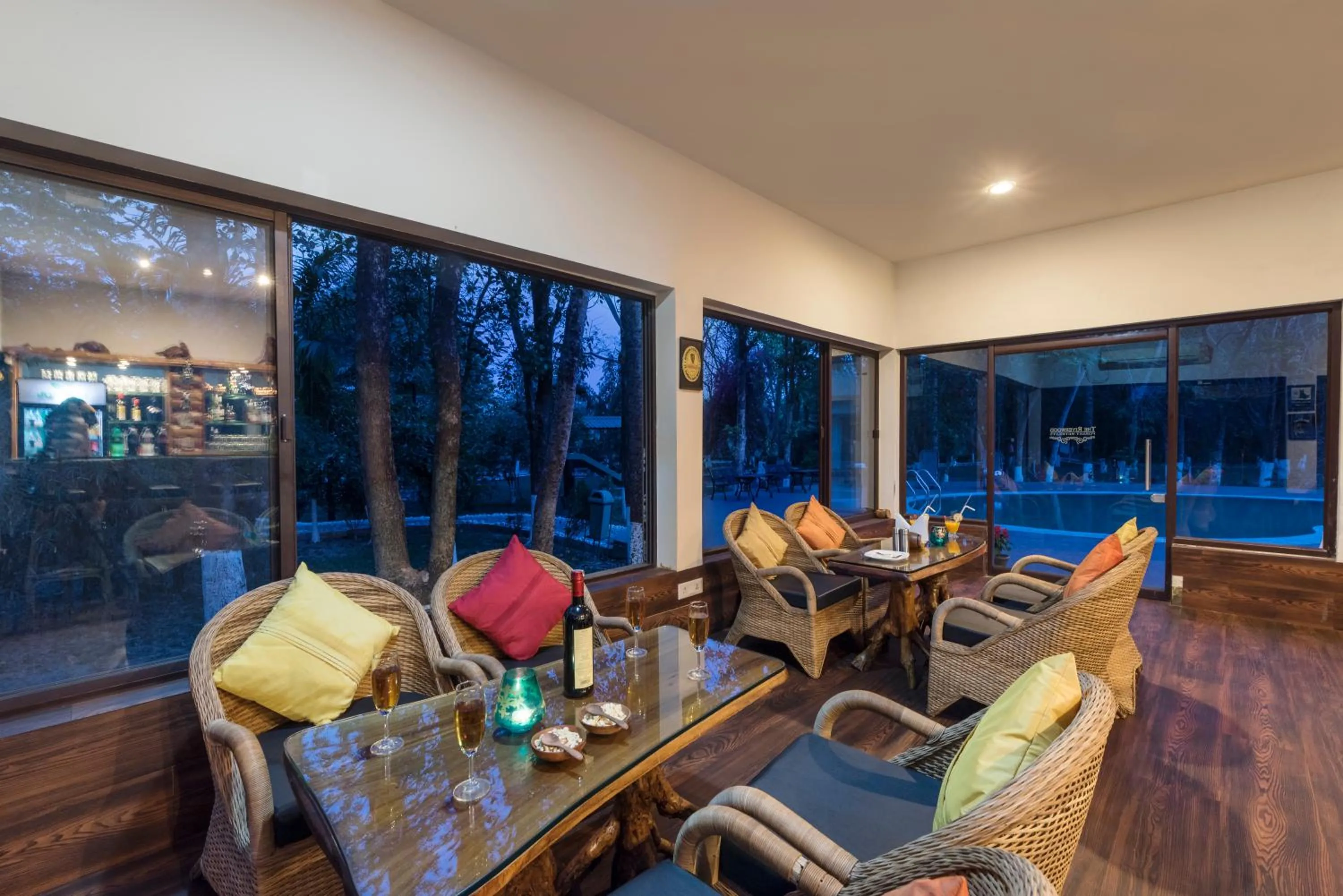 Restaurant/places to eat in The Riverwood Forest Retreat Dooars - fully vaccinated staff