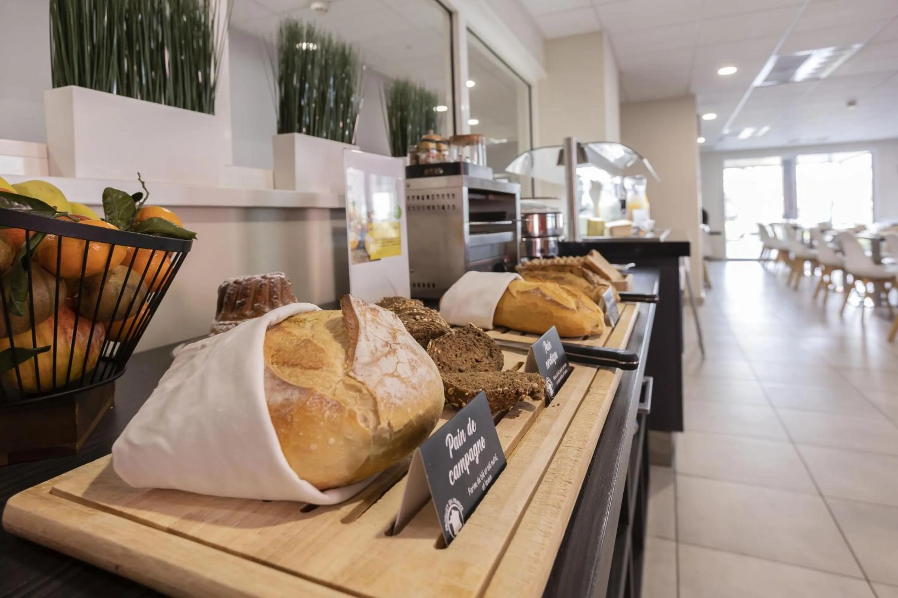 Buffet breakfast in Appart Hotel Odalys City Colmar La Rose d'Argent