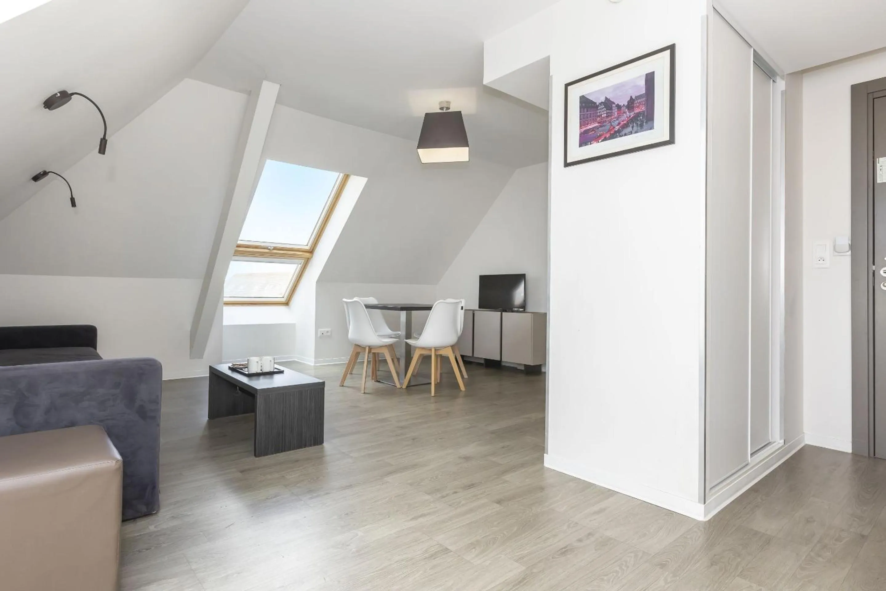 Seating area in Appart Hotel Odalys City Colmar La Rose d'Argent