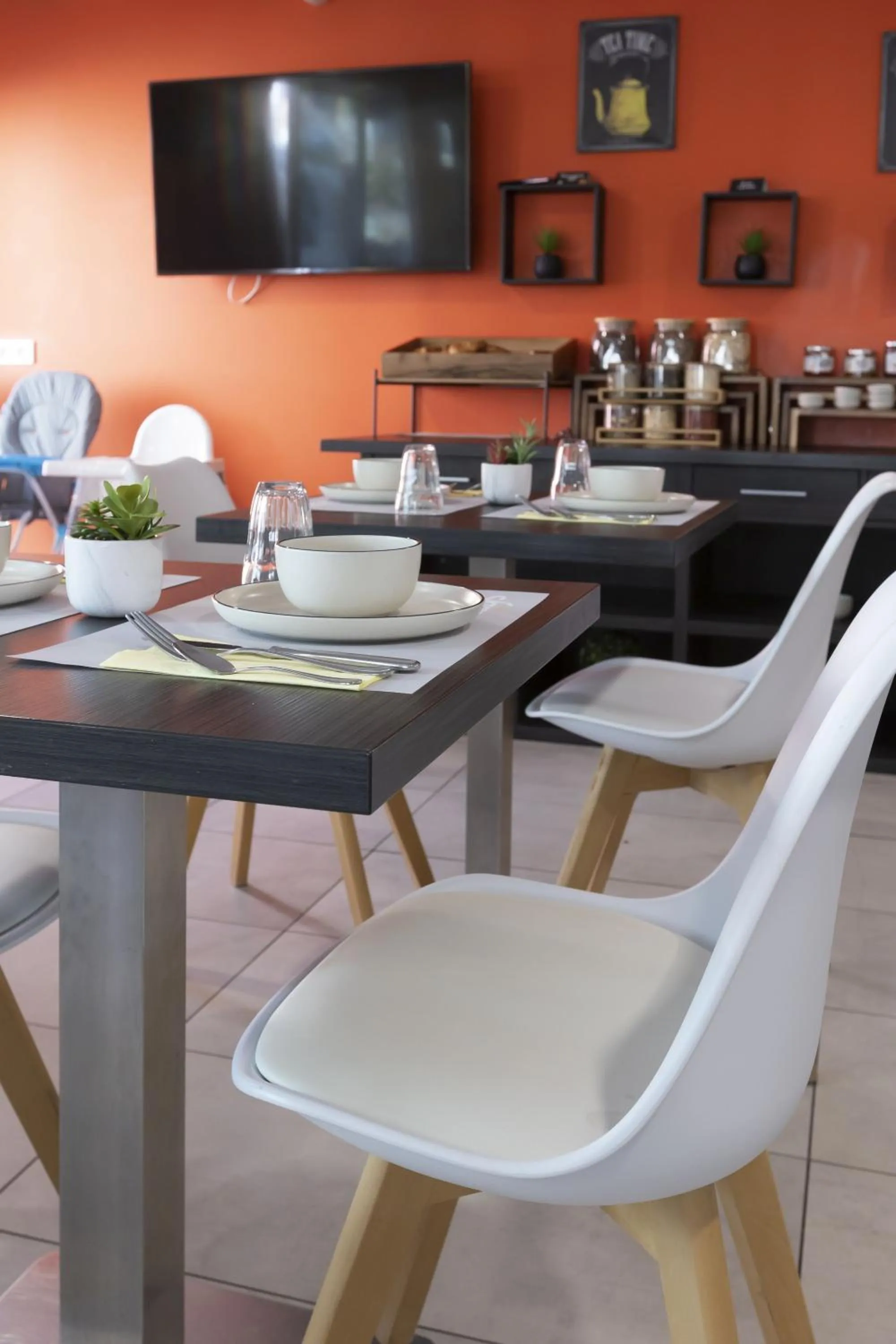 Buffet breakfast in Appart Hotel Odalys City Colmar La Rose d'Argent