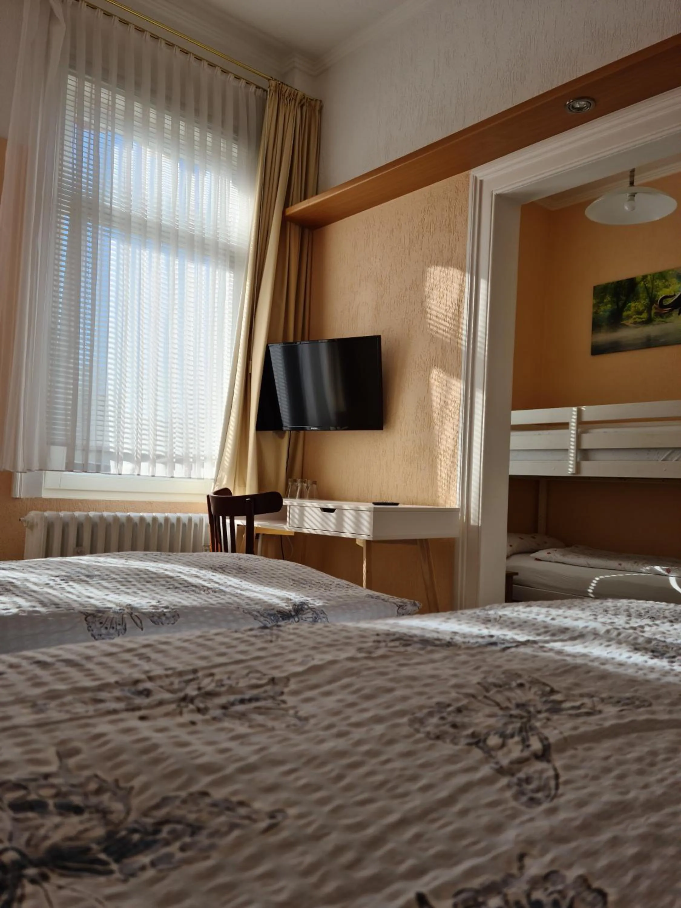 Bed in Pension Kreihe im Harz