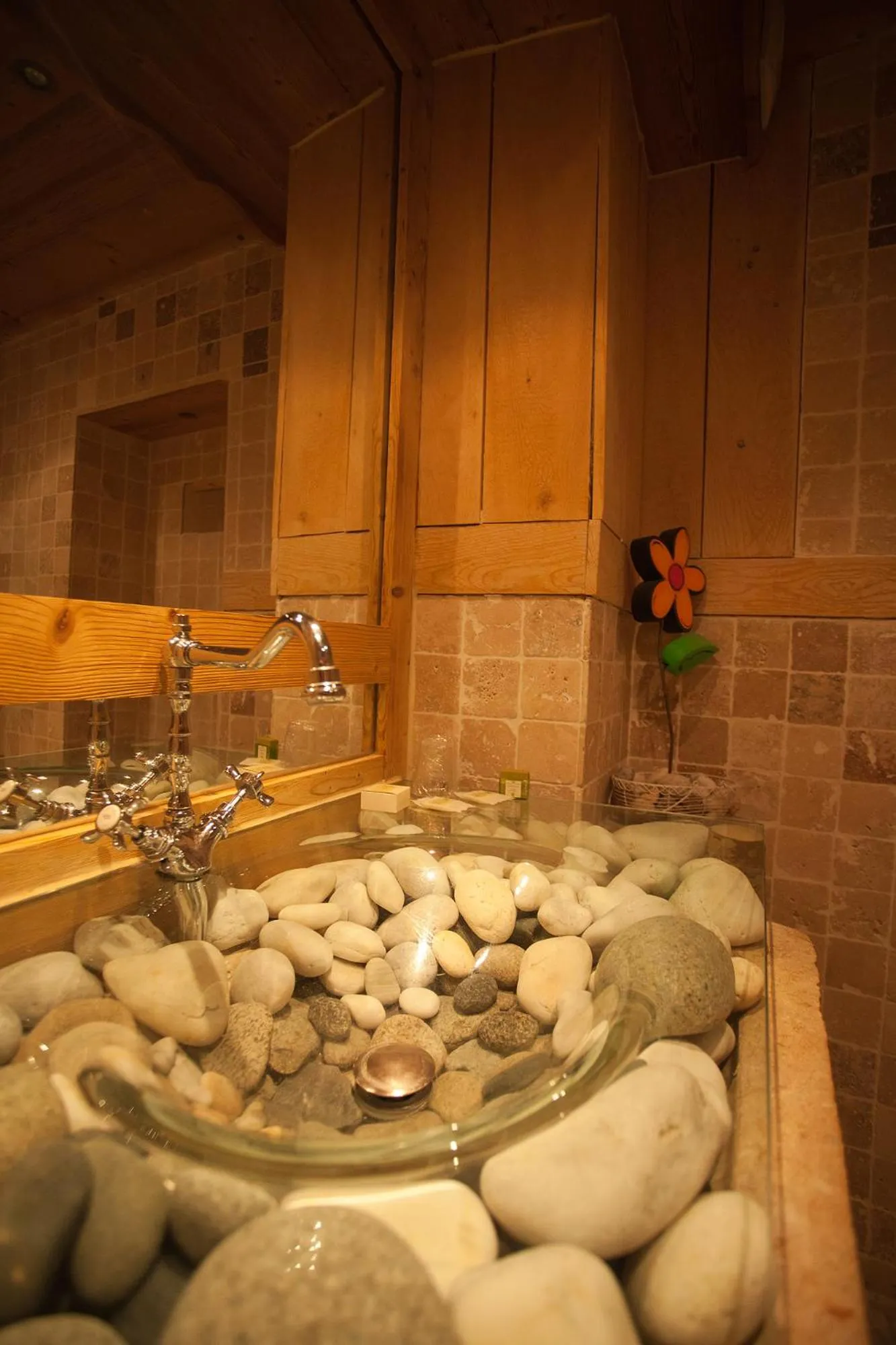 Bathroom in Logis hôtel Arbez Franco Suisse