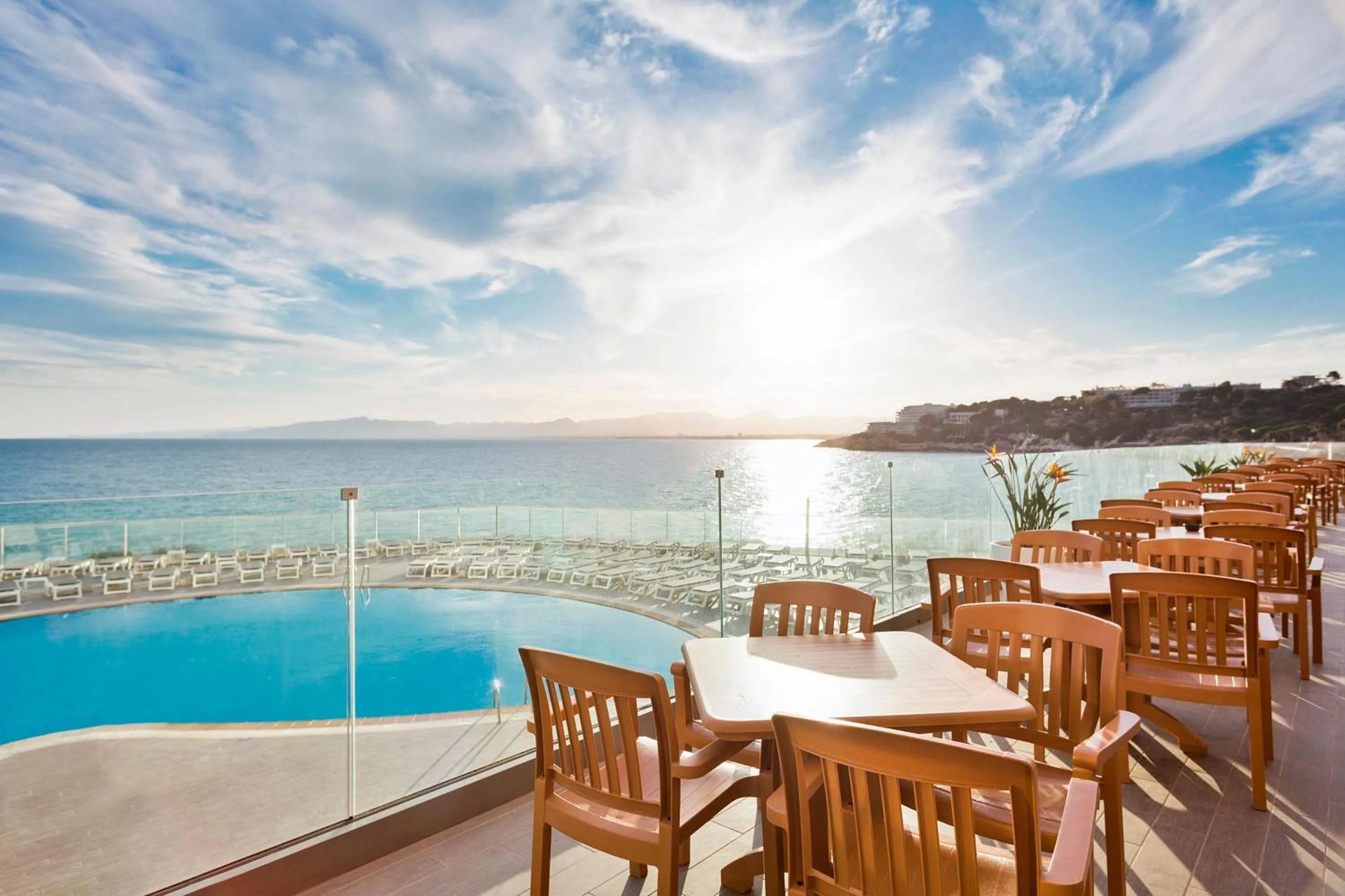 Balcony/Terrace in Hotel Best Negresco