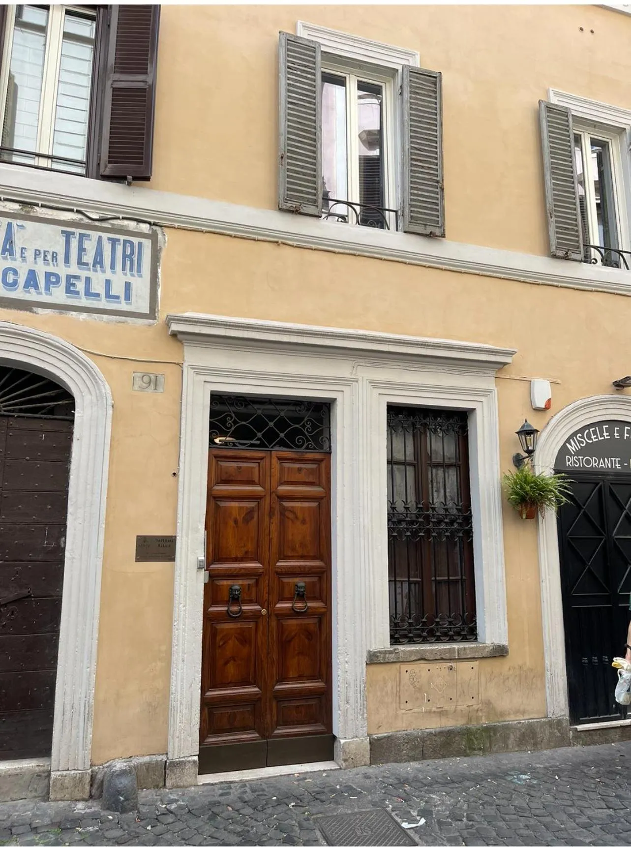 Property building in Madonna de' Monti Suites