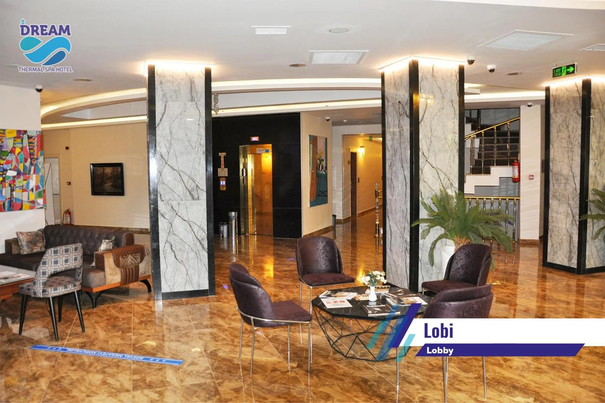 Lobby or reception in Zir Dream Thermal & Spa Hotel